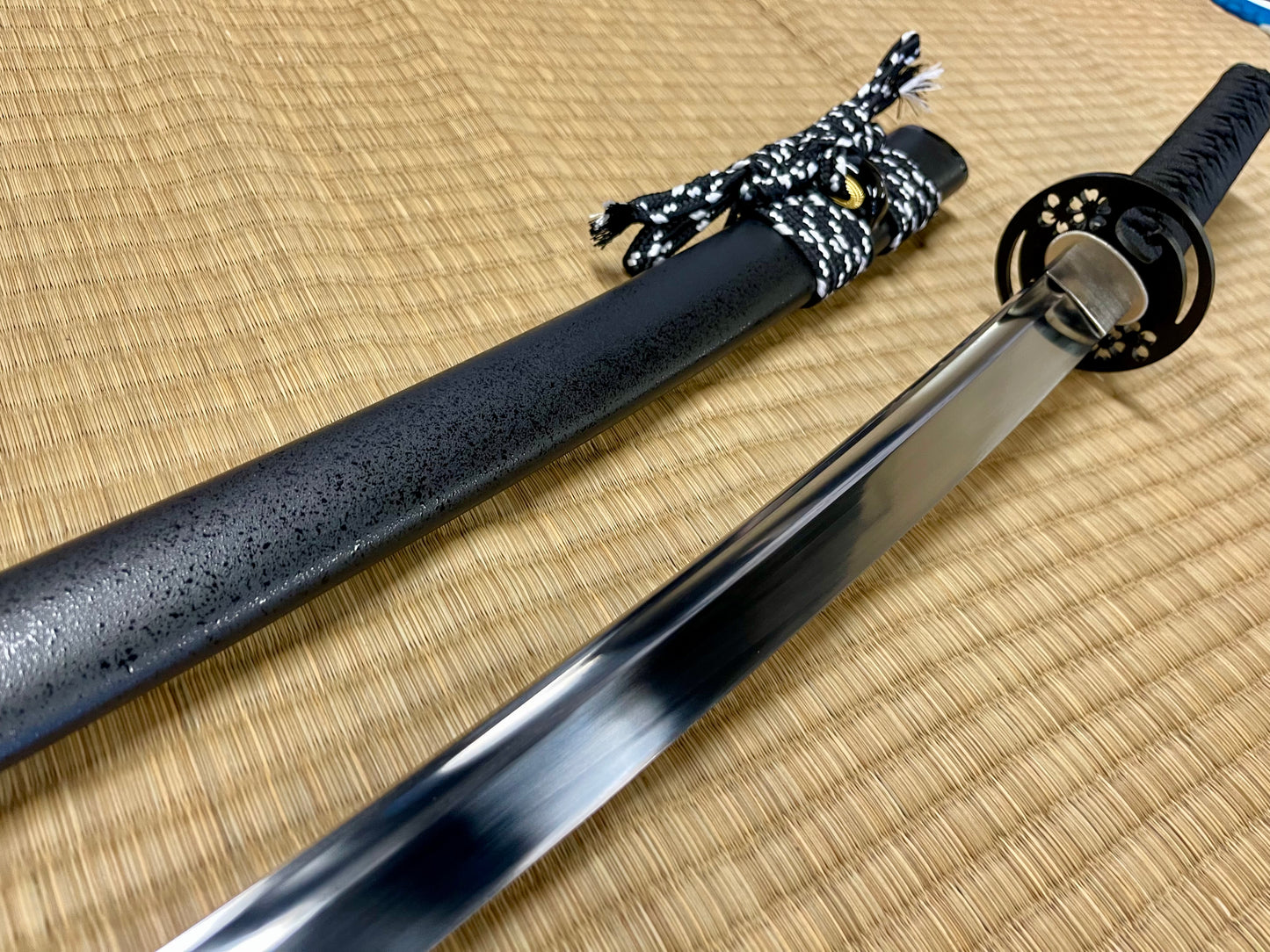 Moritaka Vortex - Black Gale Katana - Spring Steel 9260