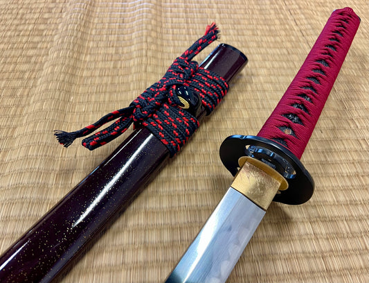 Moritaka Razor Blood Higo Katana - T10 Clay-Tempered Hadori Polish