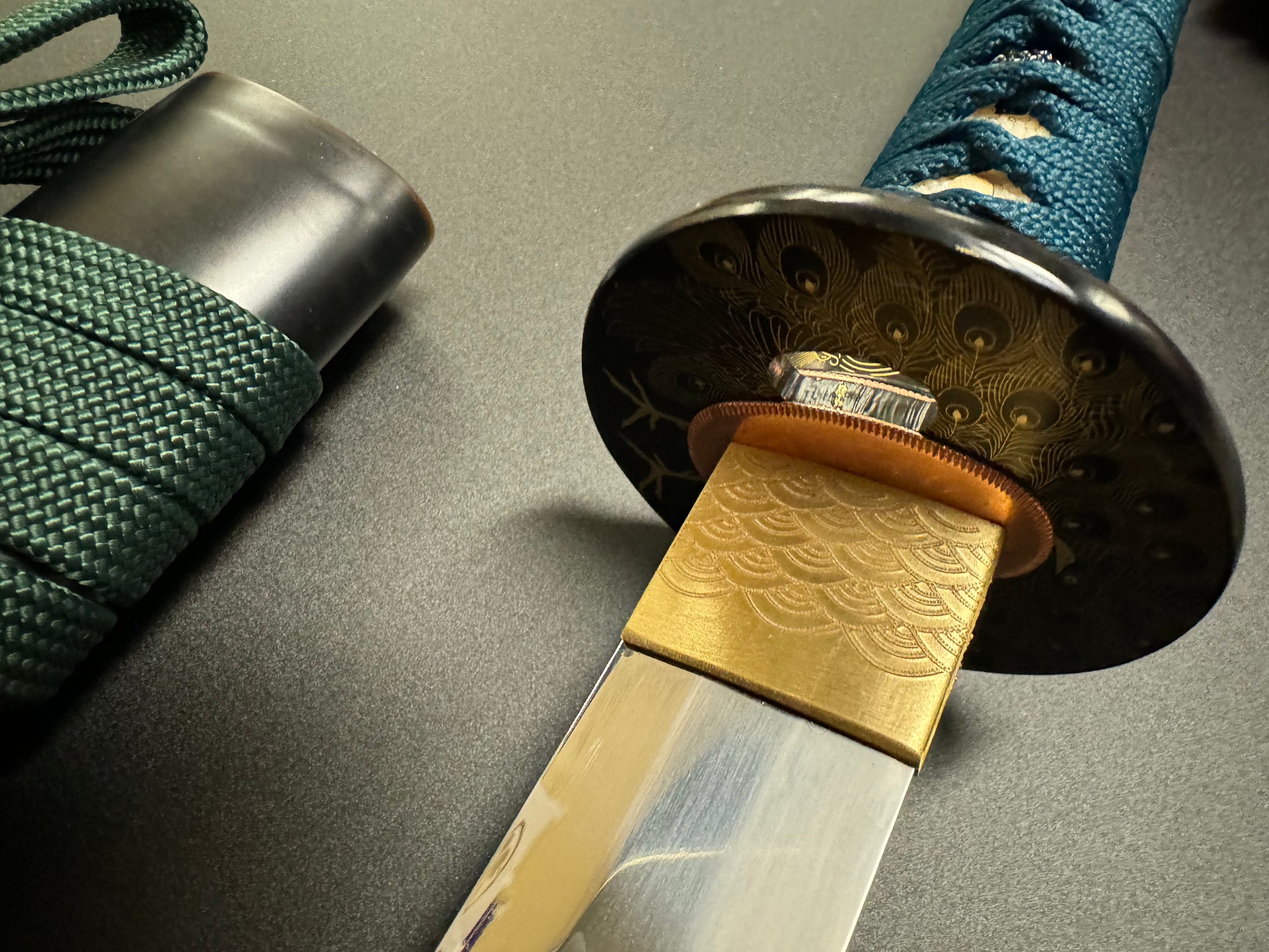 MADE TO ORDER Phoenix Arms Emerald Peacock Katana