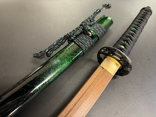 Phoenix Arms Green Monkey Wooden Katana Takemitsu