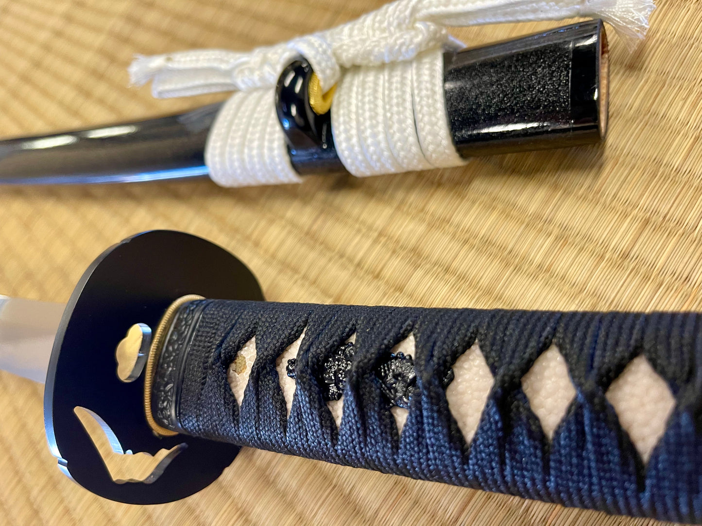 Moritaka Razor Katana -Midnight Fuji - T10 Clay-Tempered Hadori Polish