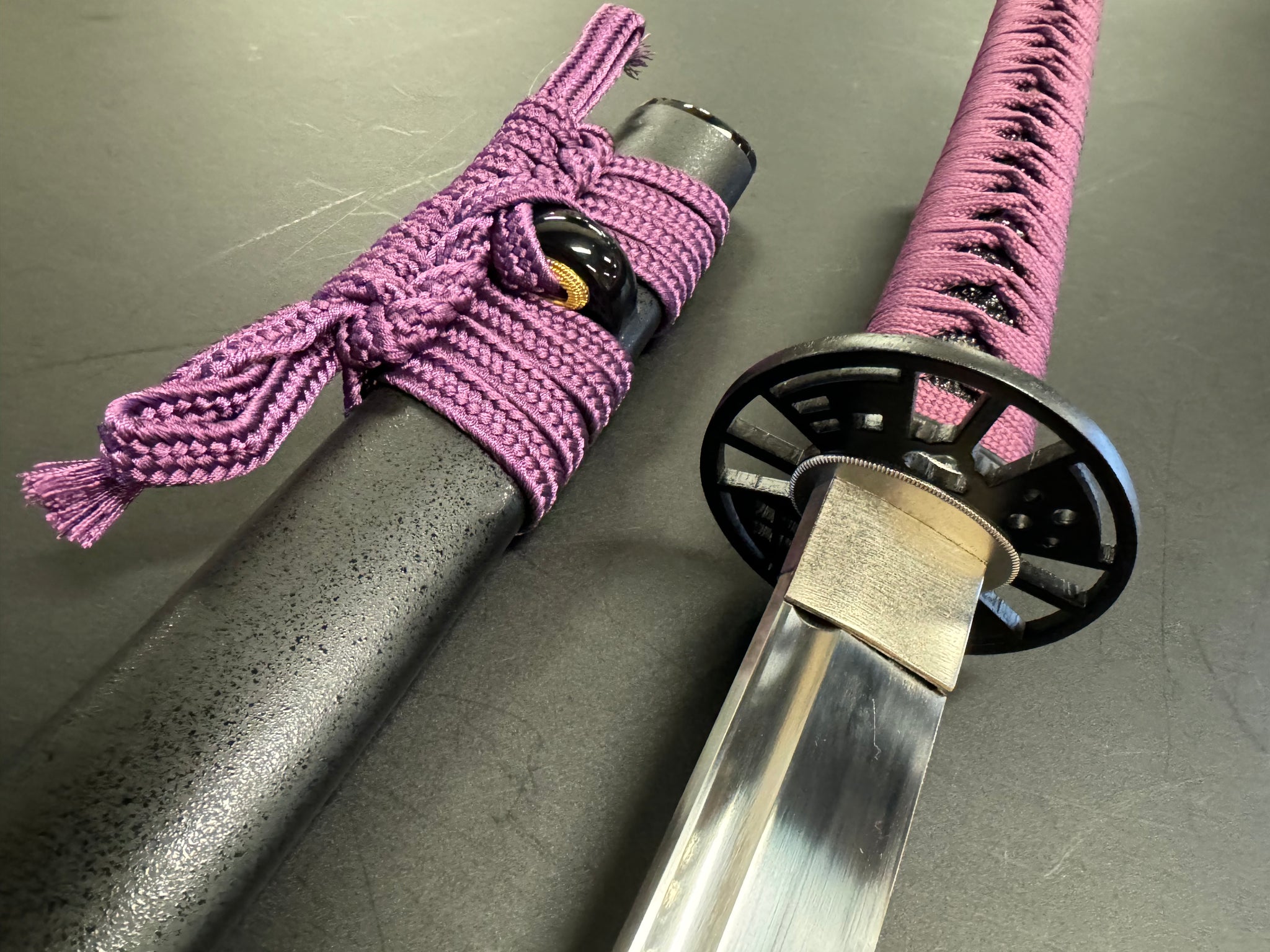 Moritaka Vortex - Iron Plum Katana - Spring Steel 9260