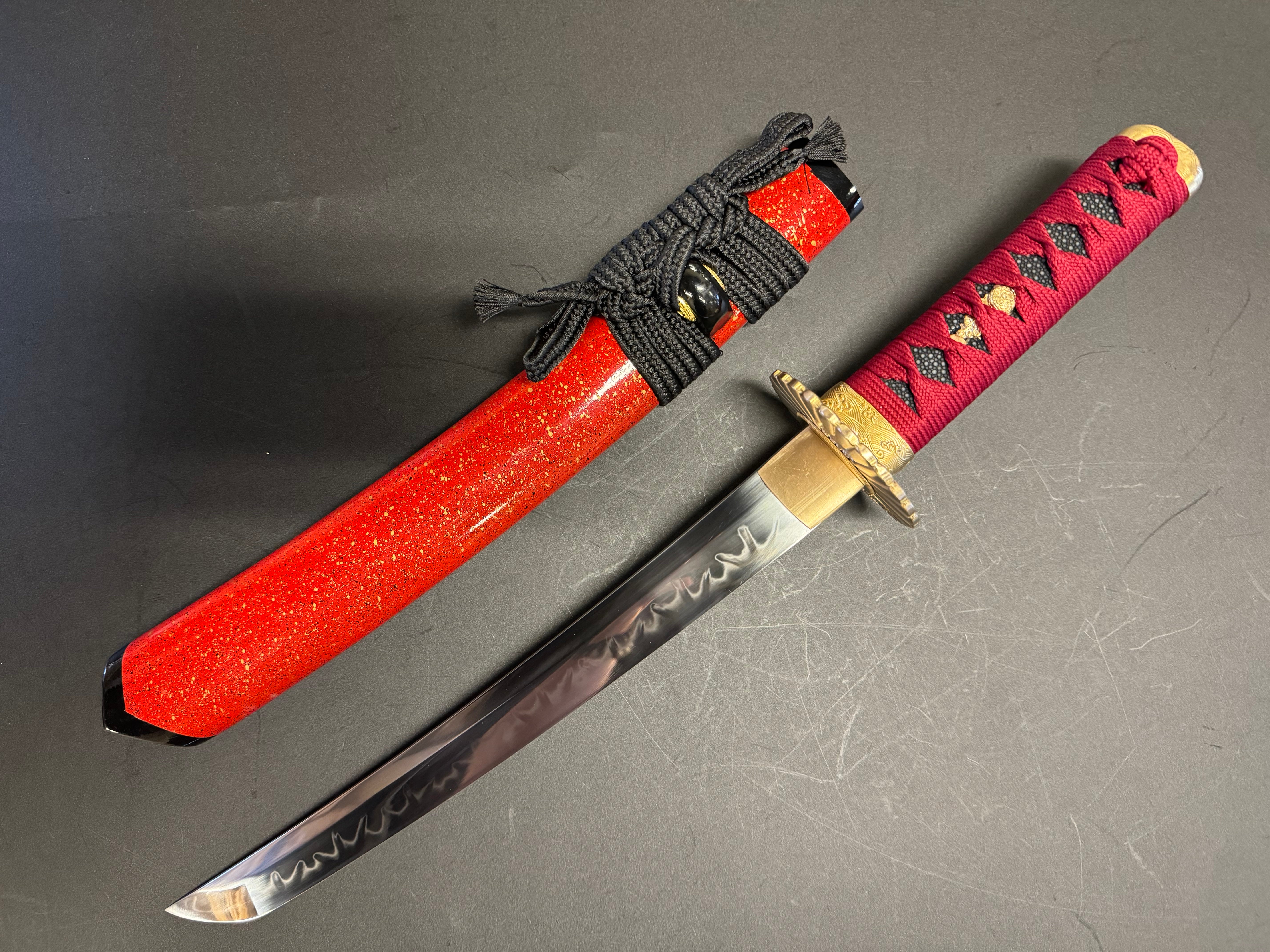 MADE TO ORDER Phoenix Armory Golden Waves Tanto T10