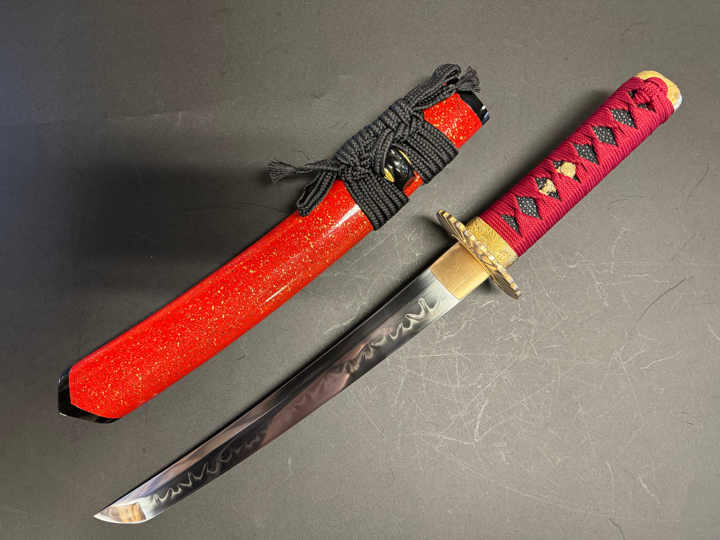 MADE TO ORDER Phoenix Armory Golden Waves Tanto T10