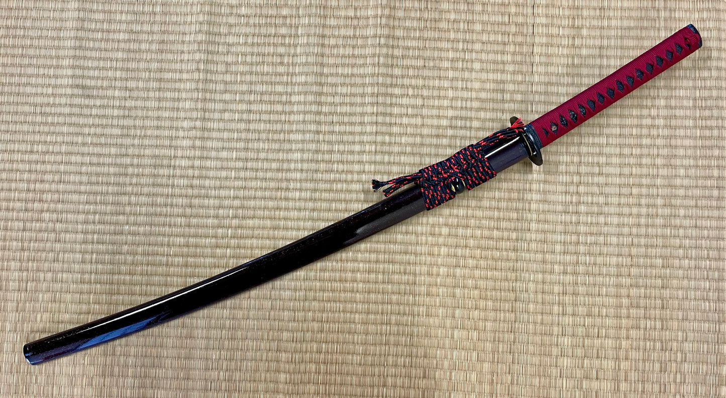 Moritaka Razor Blood Higo Katana - T10 Clay-Tempered Hadori Polish