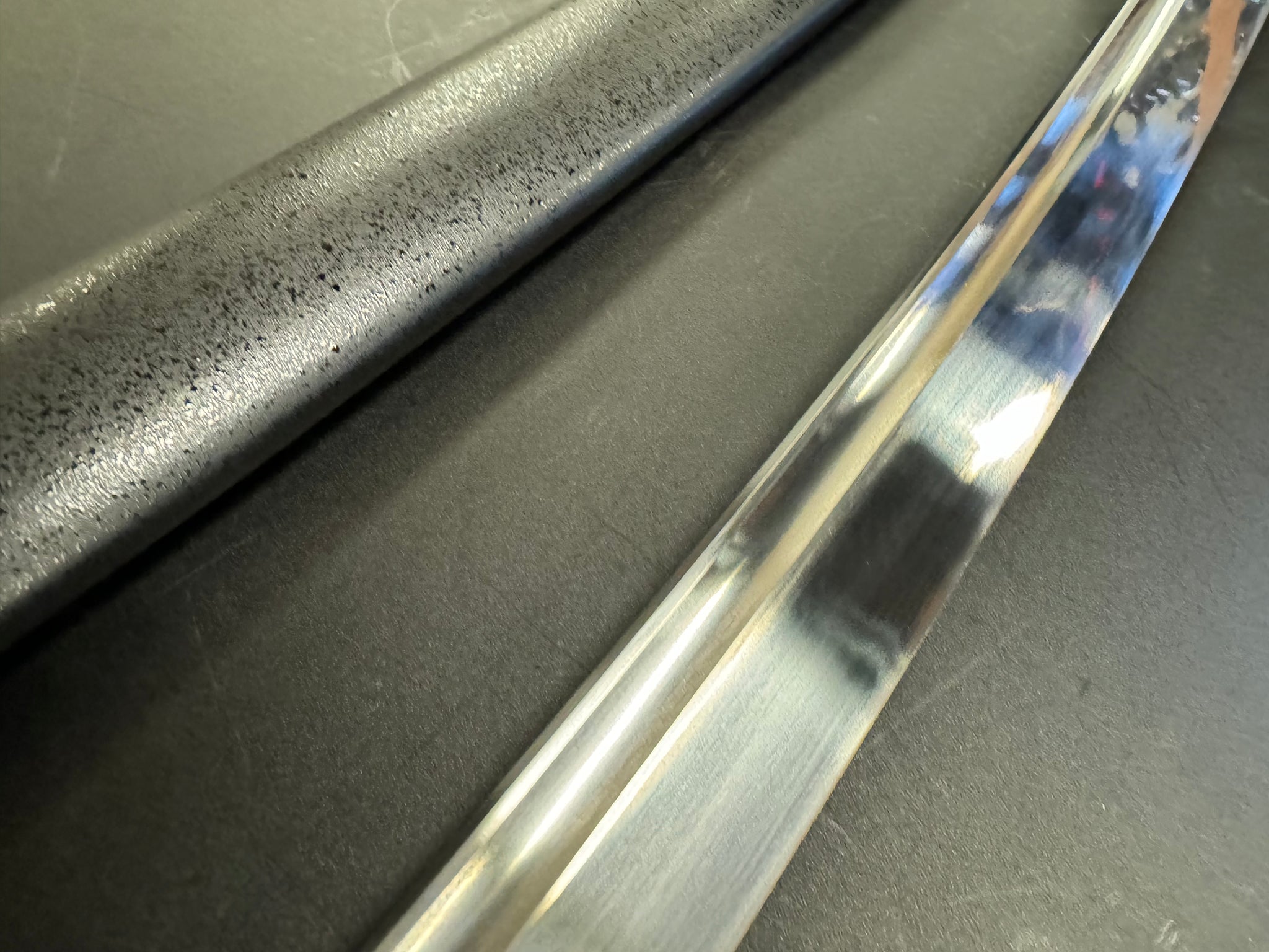 Moritaka Vortex - Iron Plum Katana - Spring Steel 9260