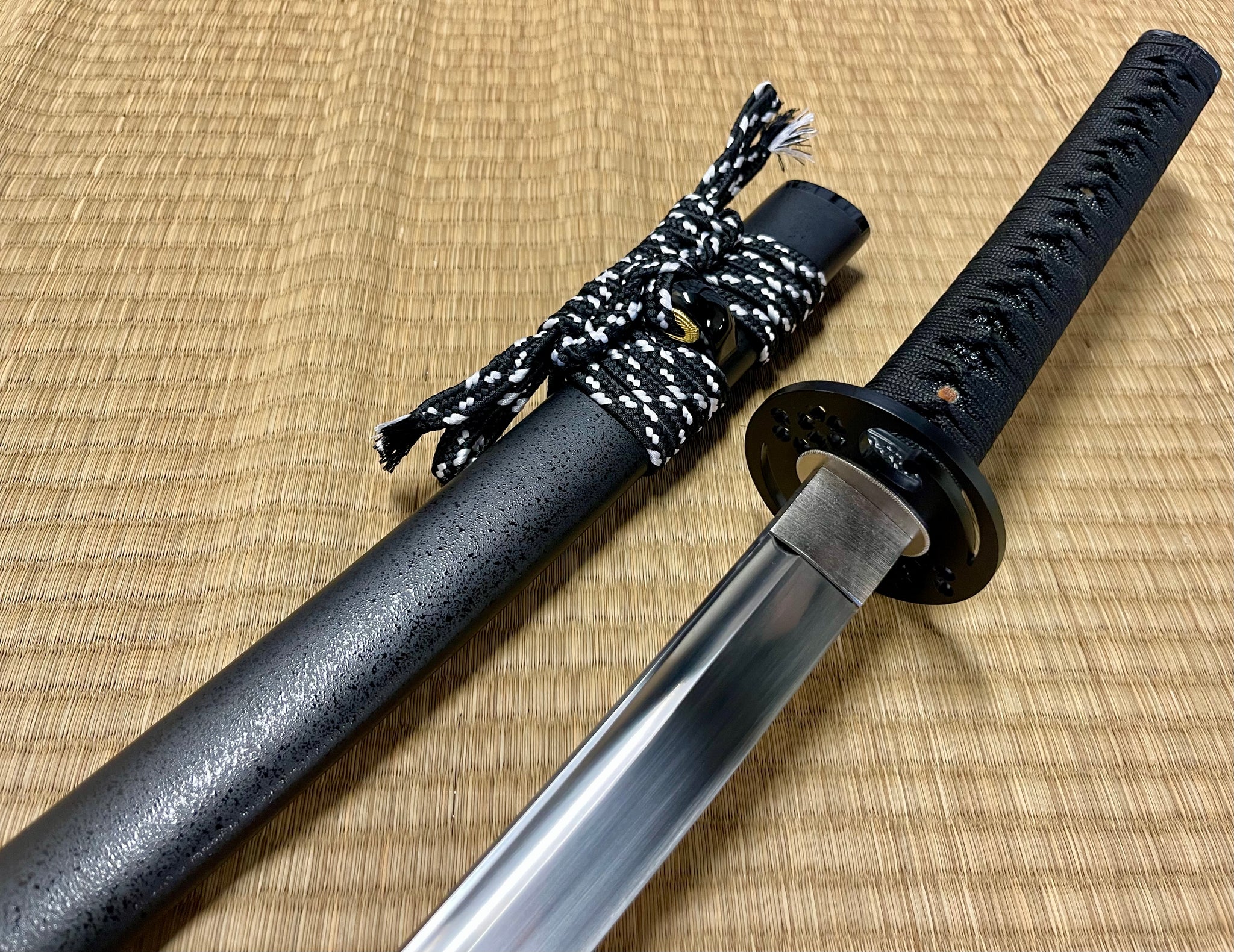 Moritaka Vortex - Black Gale Katana - Spring Steel 9260