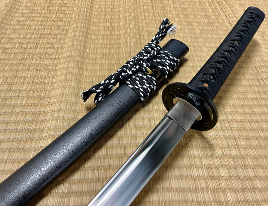 Moritaka Vortex - Black Gale Katana - Spring Steel 9260