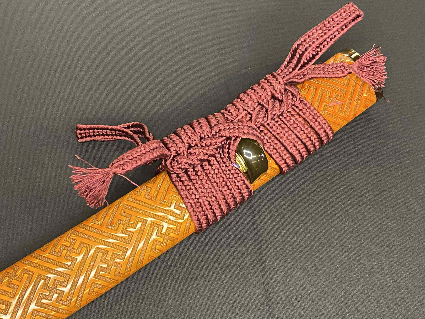 Phoenix Armory Katana - Crimson Manji Orishigane/Tamahagane Clay-Tempered Folded