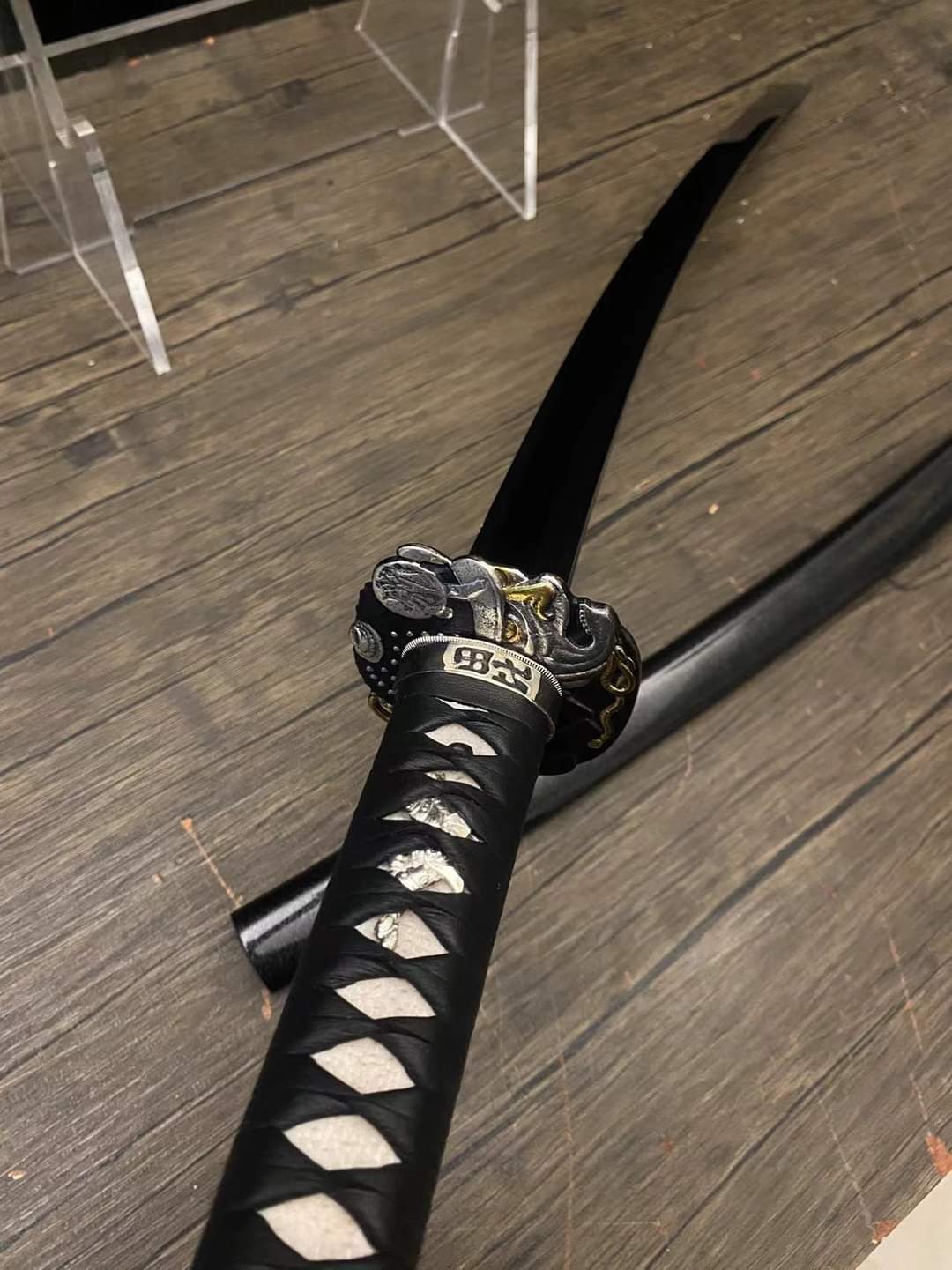 Cloudhammer Katana - Kabuto - s5 low molybdenum Taiwan variant shock steel