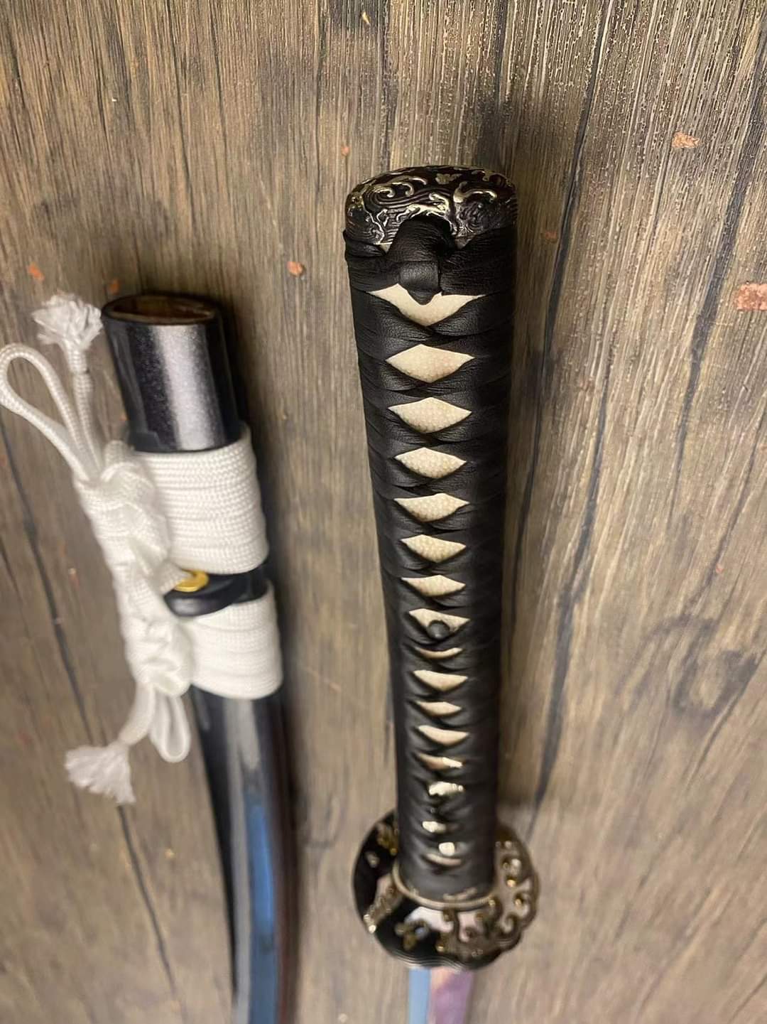 Cloudhammer DULLED PRACTICE Katana - Riptide - s7 Shock Steel
