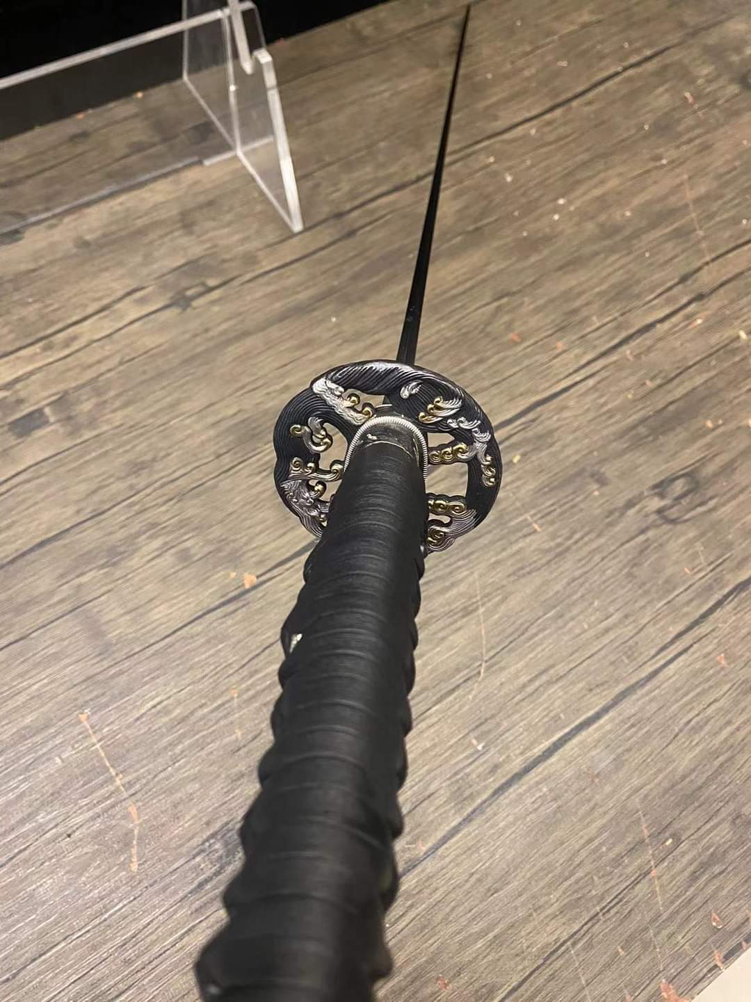 Cloudhammer DULLED PRACTICE Katana - Riptide - s7 Shock Steel