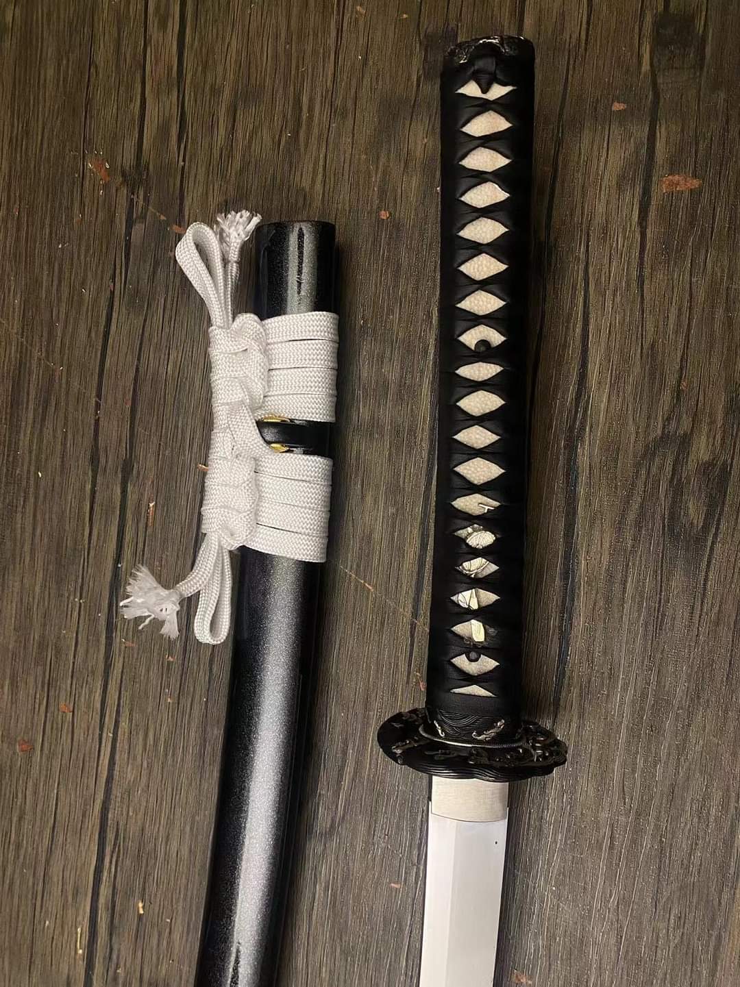 Cloudhammer DULLED PRACTICE Katana - Riptide - s7 Shock Steel