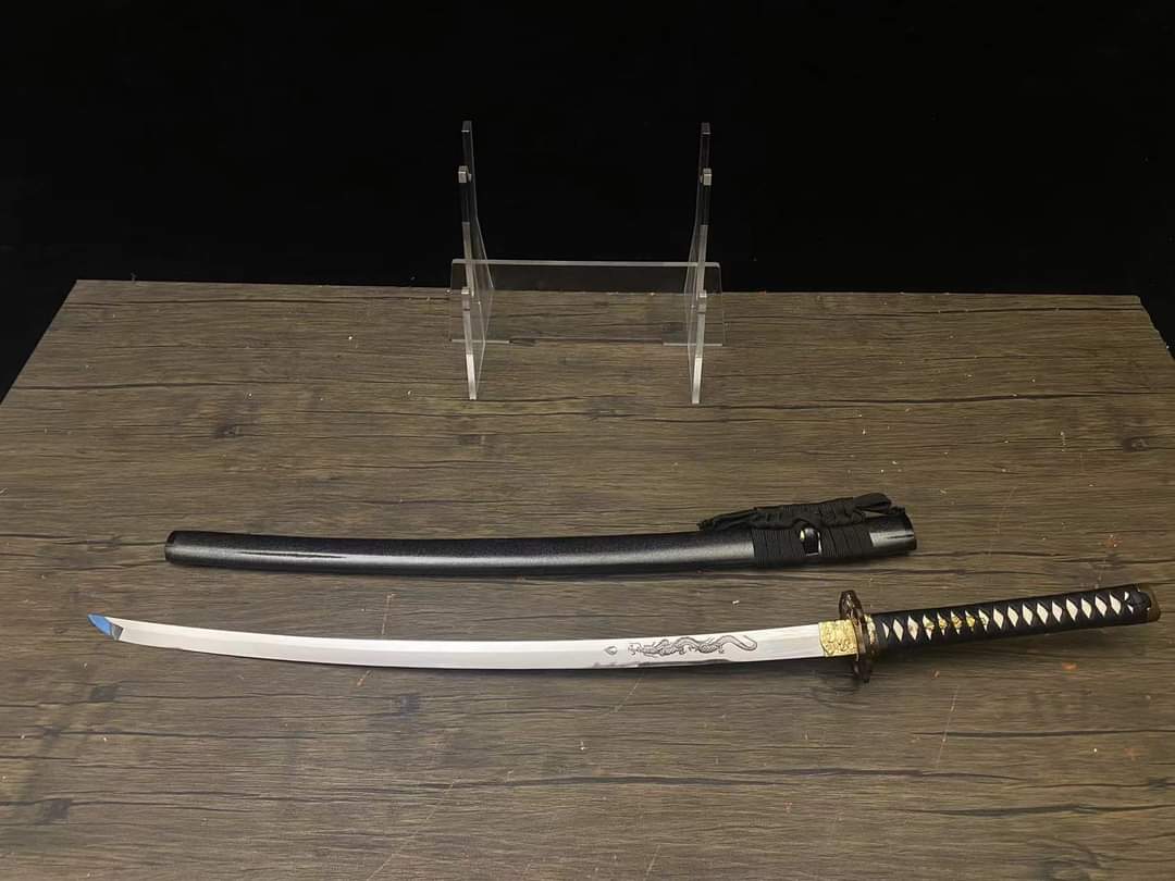 PRE-OWNED Cloudhammer Katana - Dragon and Kongo - engraved sx105v