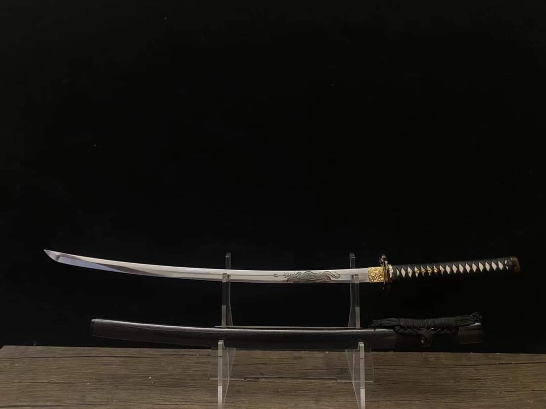 PRE-OWNED Cloudhammer Katana - Dragon and Kongo - engraved sx105v