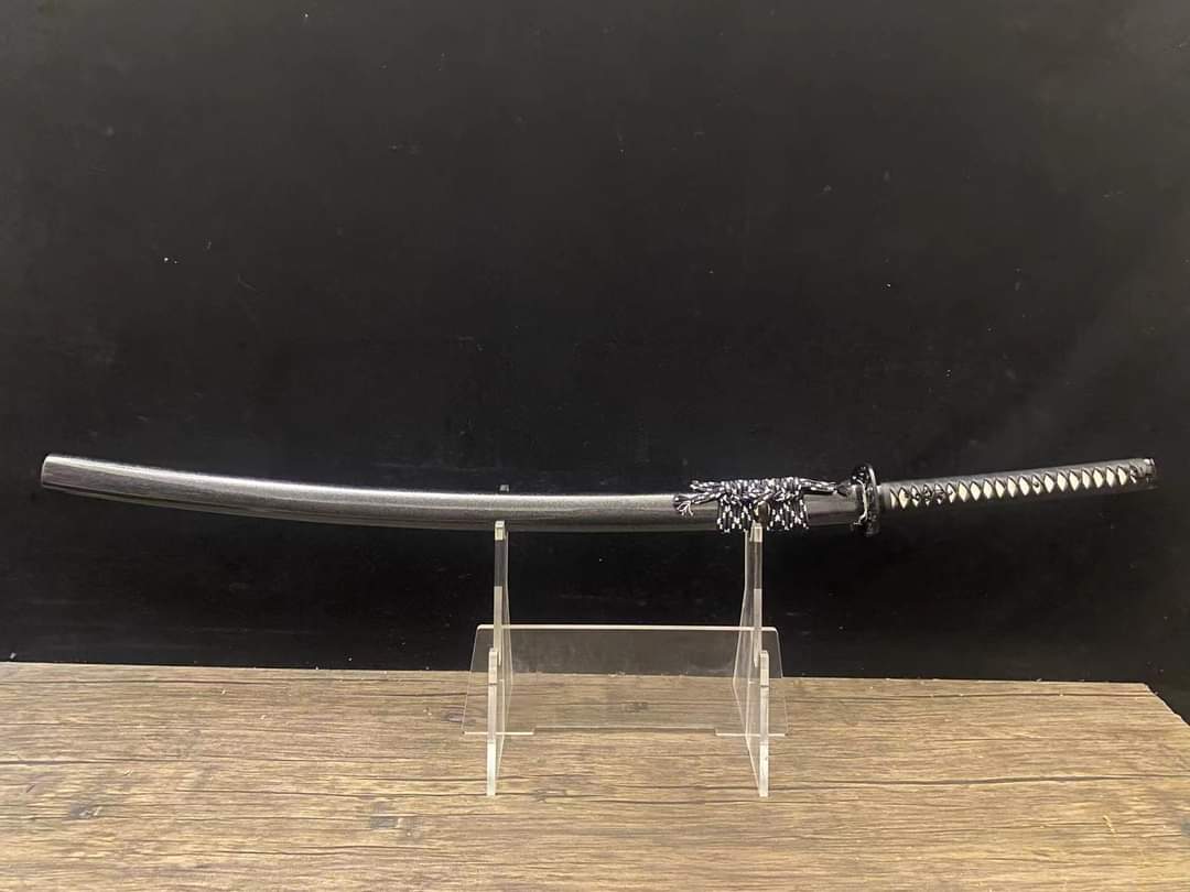 Cloudhammer Kinnoto Katana - Black Lattice - s5 low molybdenum Taiwan variant shock steel