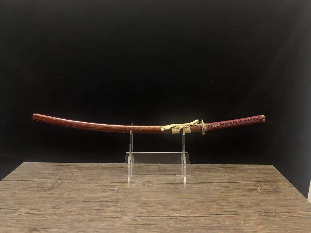 Cloudhammer Katana -  Chrysanthemum Embers - s5  - 31.5" nagasa, deep tachi koshizori