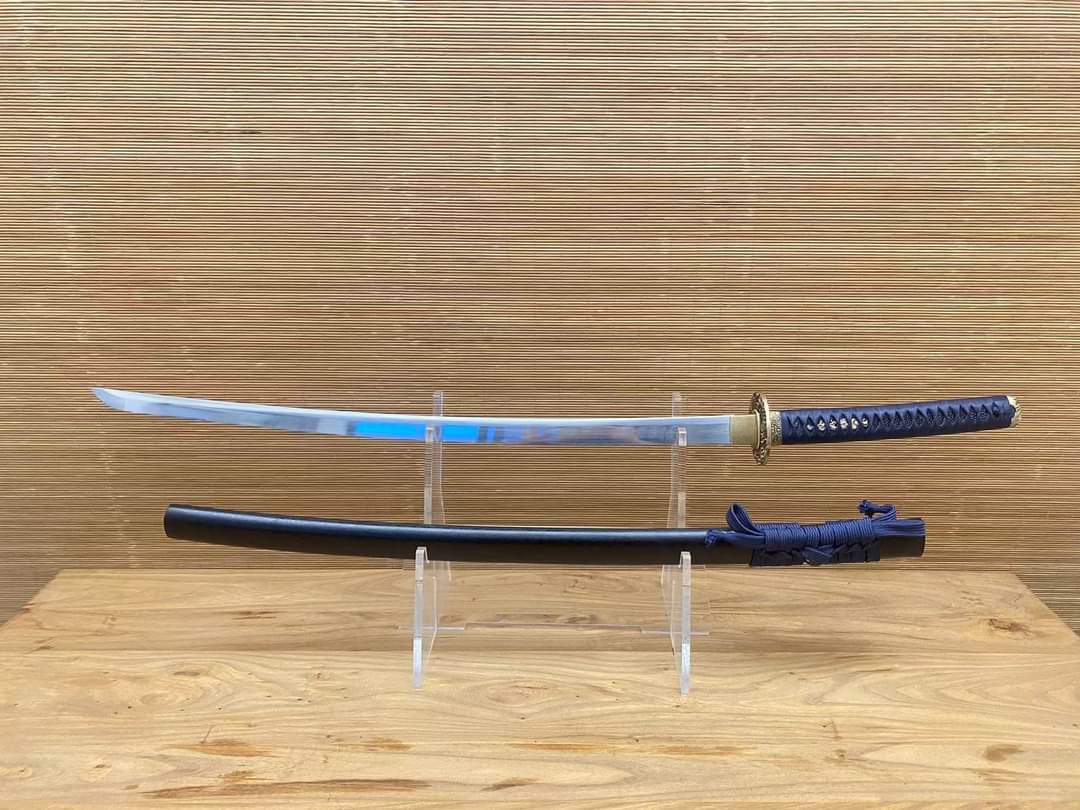 Cloudhammer Katana - Horizon Series Blue Wave - Sup10 Japanese Spring Steel