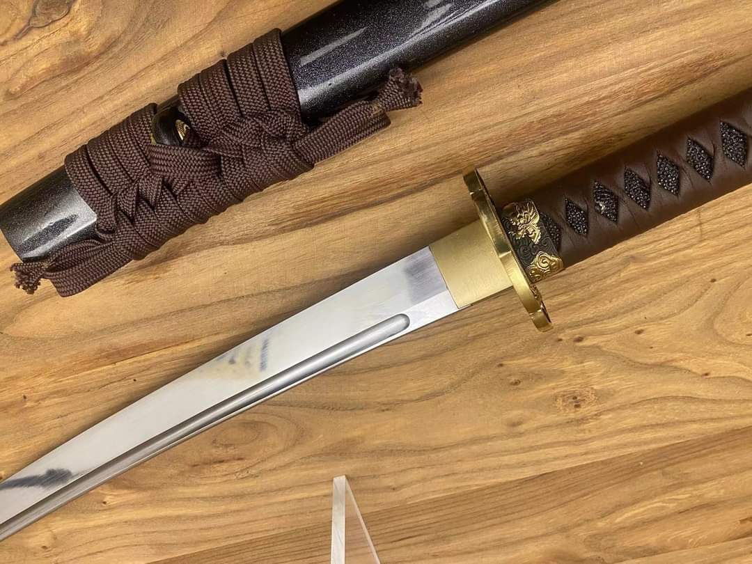 Cloudhammer Kinnoto Katana - Umber Dragon - s5 low molybdenum Taiwan variant shock steel