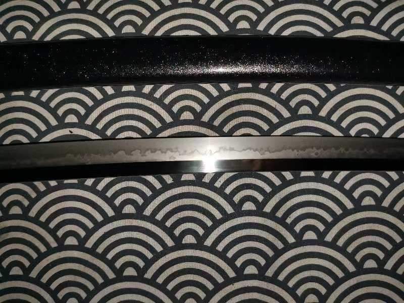 Cloudhammer Katana - Hidden Dragon, Dragon Sakura - sx105v Japanese Tool Steel - Ko-Choji Hamon