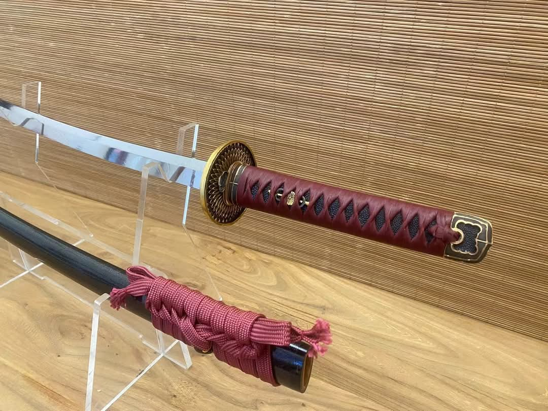 Cloudhammer Wakizashi Handachi - Sunburst - s5 Shock Steel