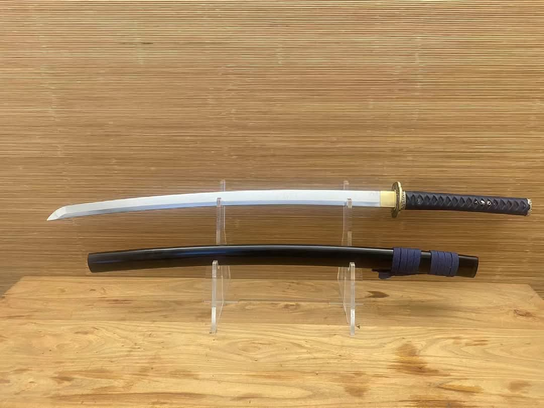 Cloudhammer Wide Katana - Navy Chrysanthemum - sx105v, 35mm wide