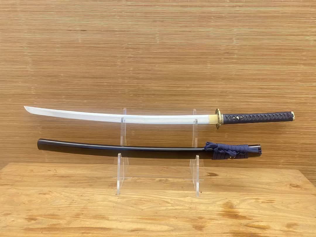 Cloudhammer Wide Katana - Navy Chrysanthemum - sx105v, 35mm wide