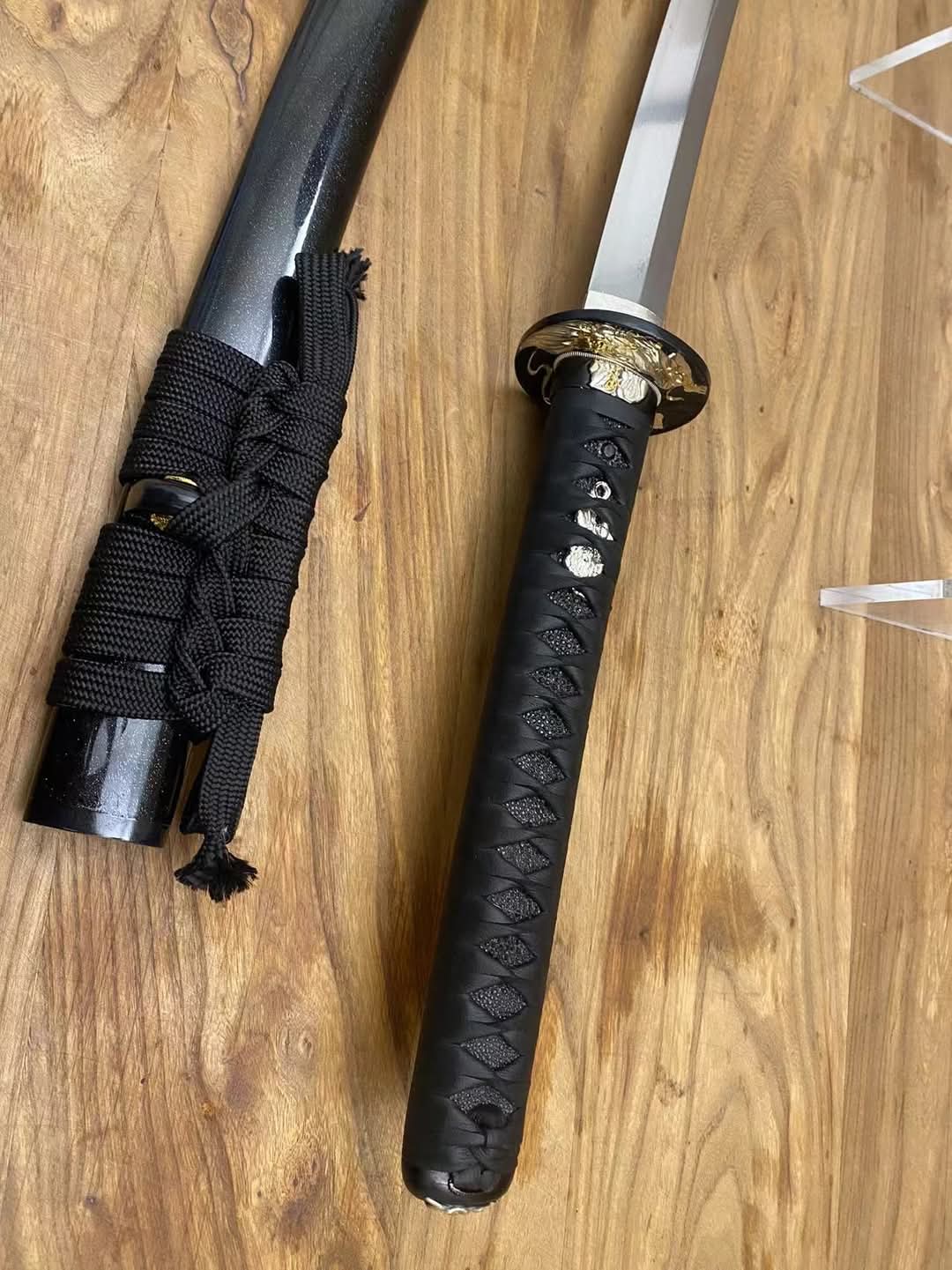 Cloudhammer Katana - Demon Strike - s5 low molybdenum Taiwan variant shock steel