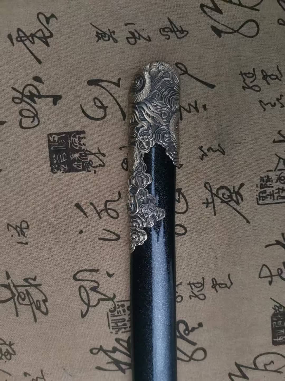 Cloudhammer Katana - Cloud Dragon - s5 low molybdenum Taiwan variant shock steel