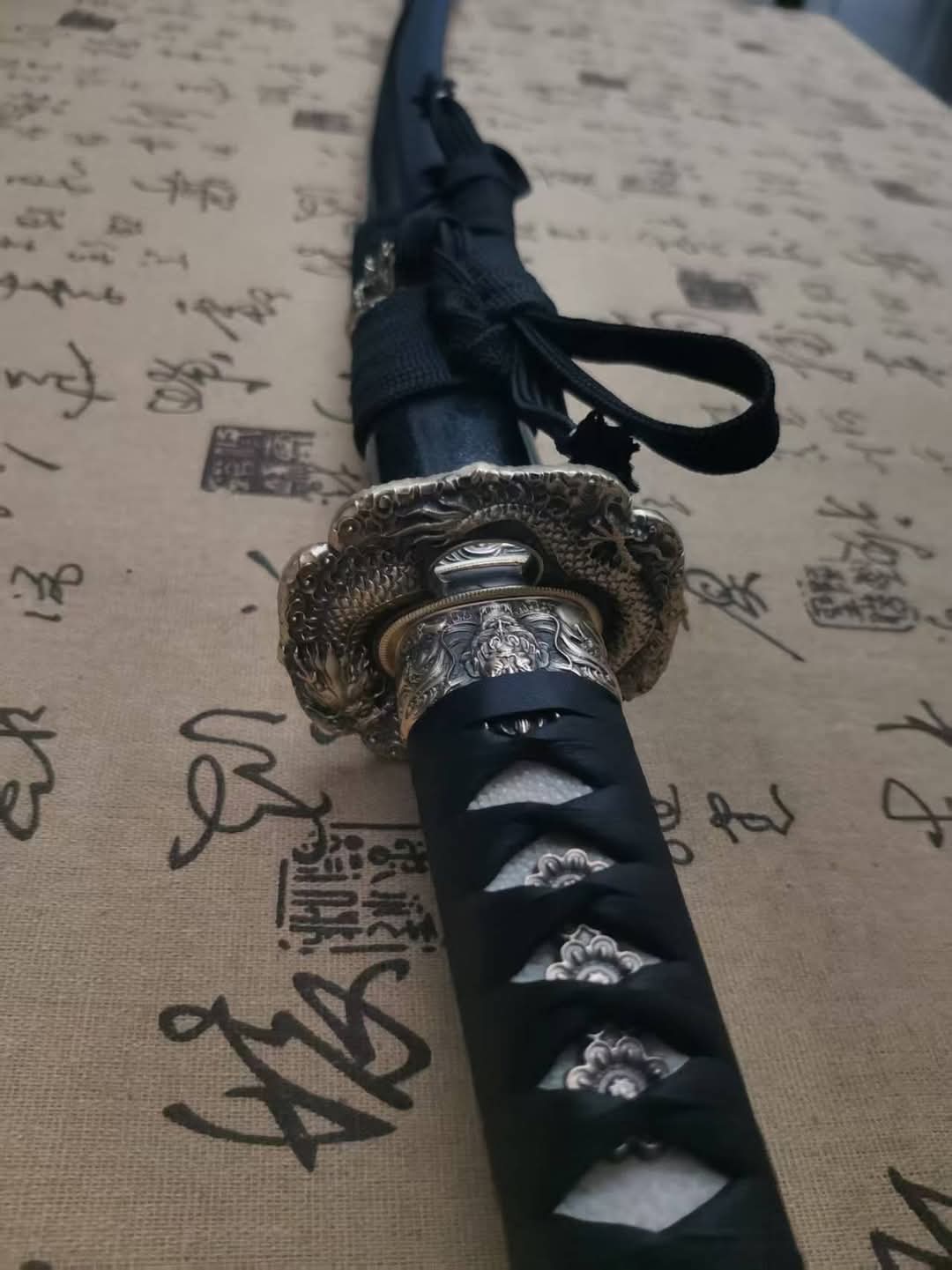 Cloudhammer Katana - Cloud Dragon - s5 low molybdenum Taiwan variant shock steel