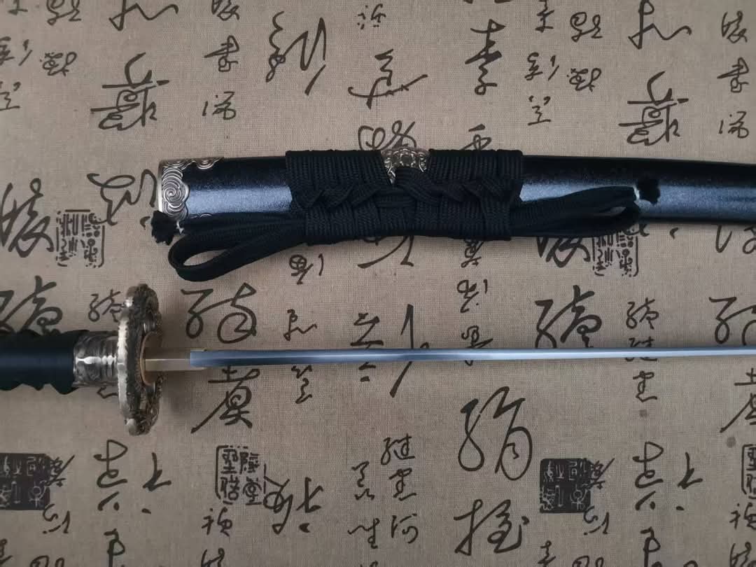 Cloudhammer Katana - Cloud Dragon - s5 low molybdenum Taiwan variant shock steel
