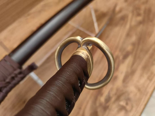 Cloudhammer Shobu Wakizashi - Musashi - s5 shock Steel low molybdenum Taiwan variant, Rosewood Saya