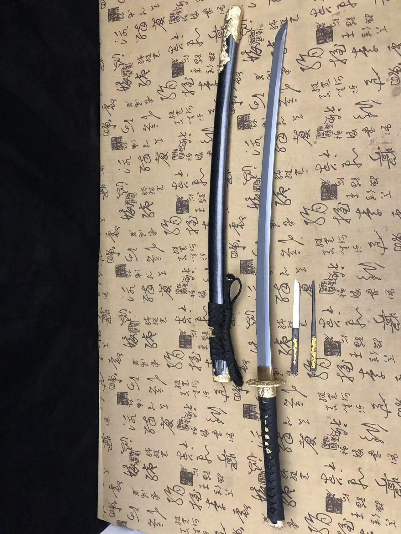 Cloudhammer Hidden Dragon Katana - Dragon Warrior - sks3 Steel - Gunome Hamon