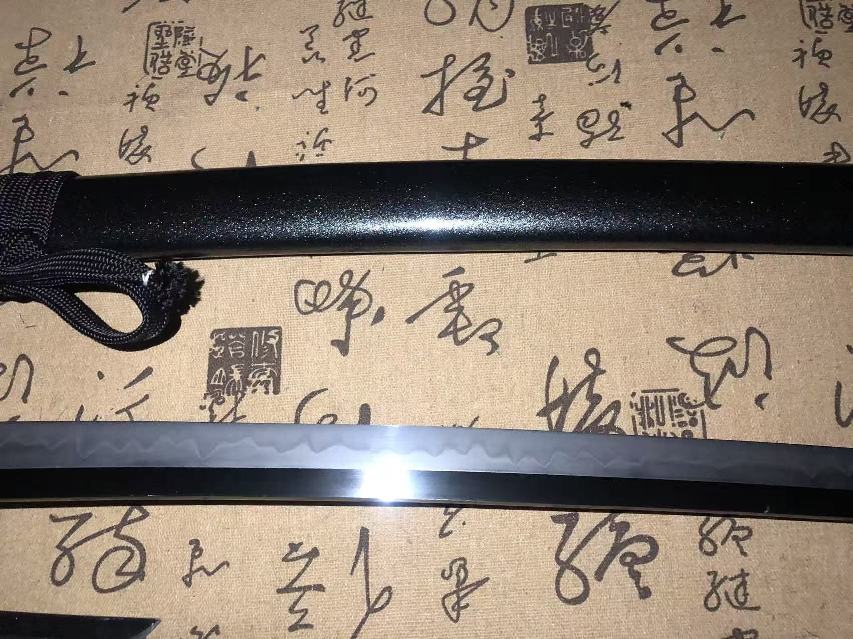 Cloudhammer Hidden Dragon Katana - Dragon Warrior - sks3 Steel - Gunome Hamon