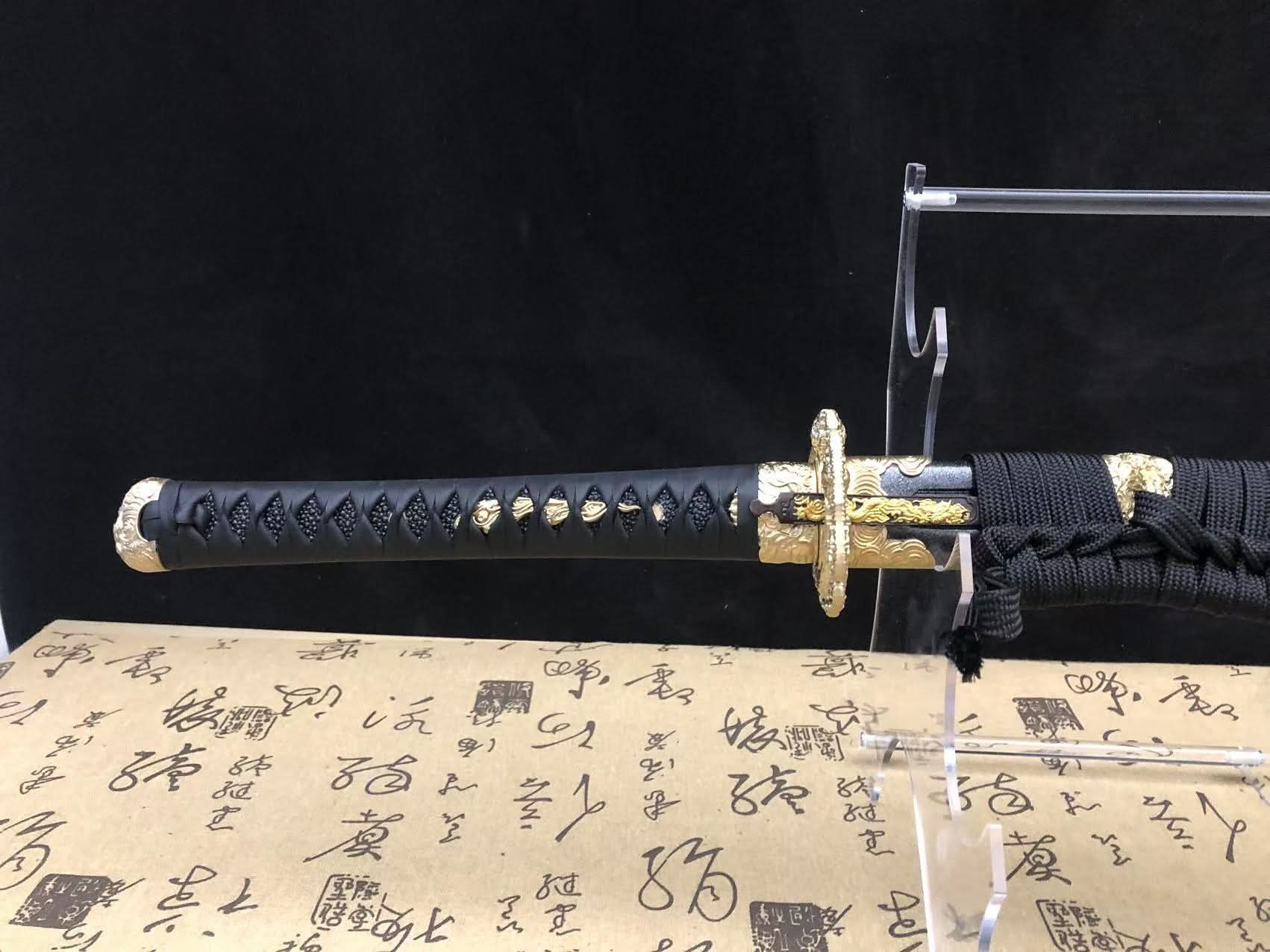 Cloudhammer Hidden Dragon Katana - Dragon Warrior - sks3 Steel - Gunome Hamon