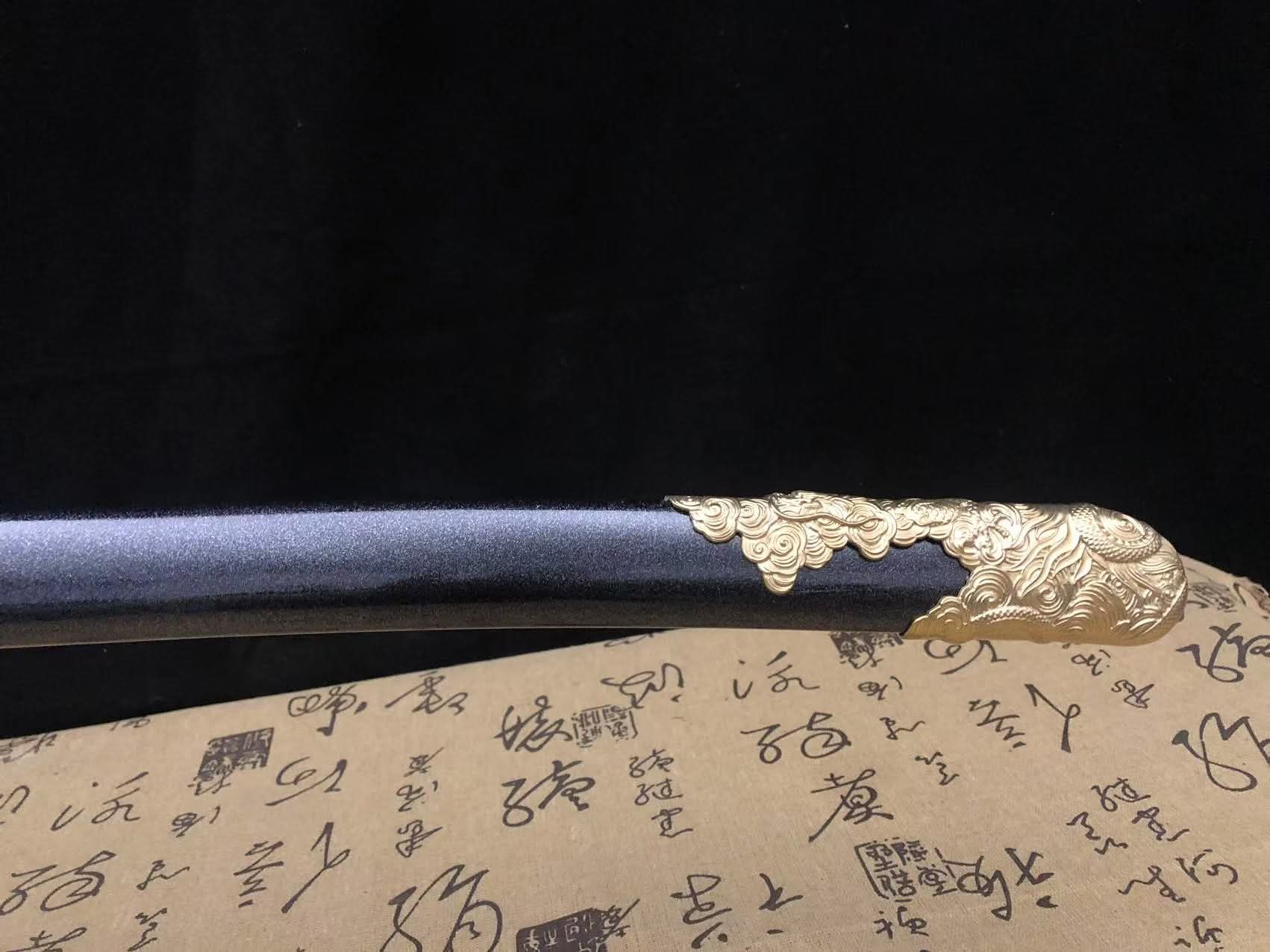 Cloudhammer Hidden Dragon Katana - Dragon Warrior - sks3 Steel - Gunome Hamon