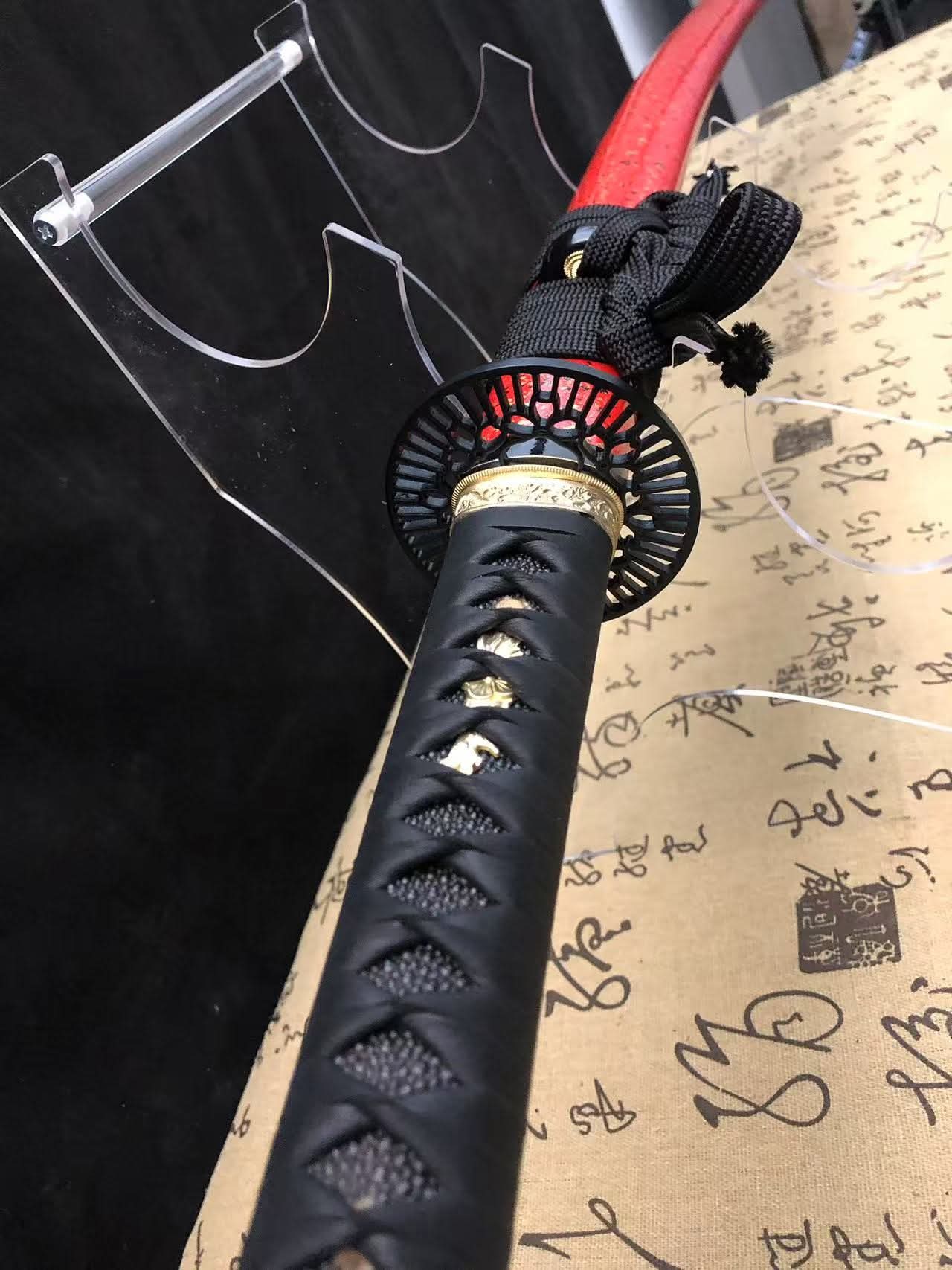 Cloudhammer Kanmuri-Otoshi Katana - Drifting Petals - 30