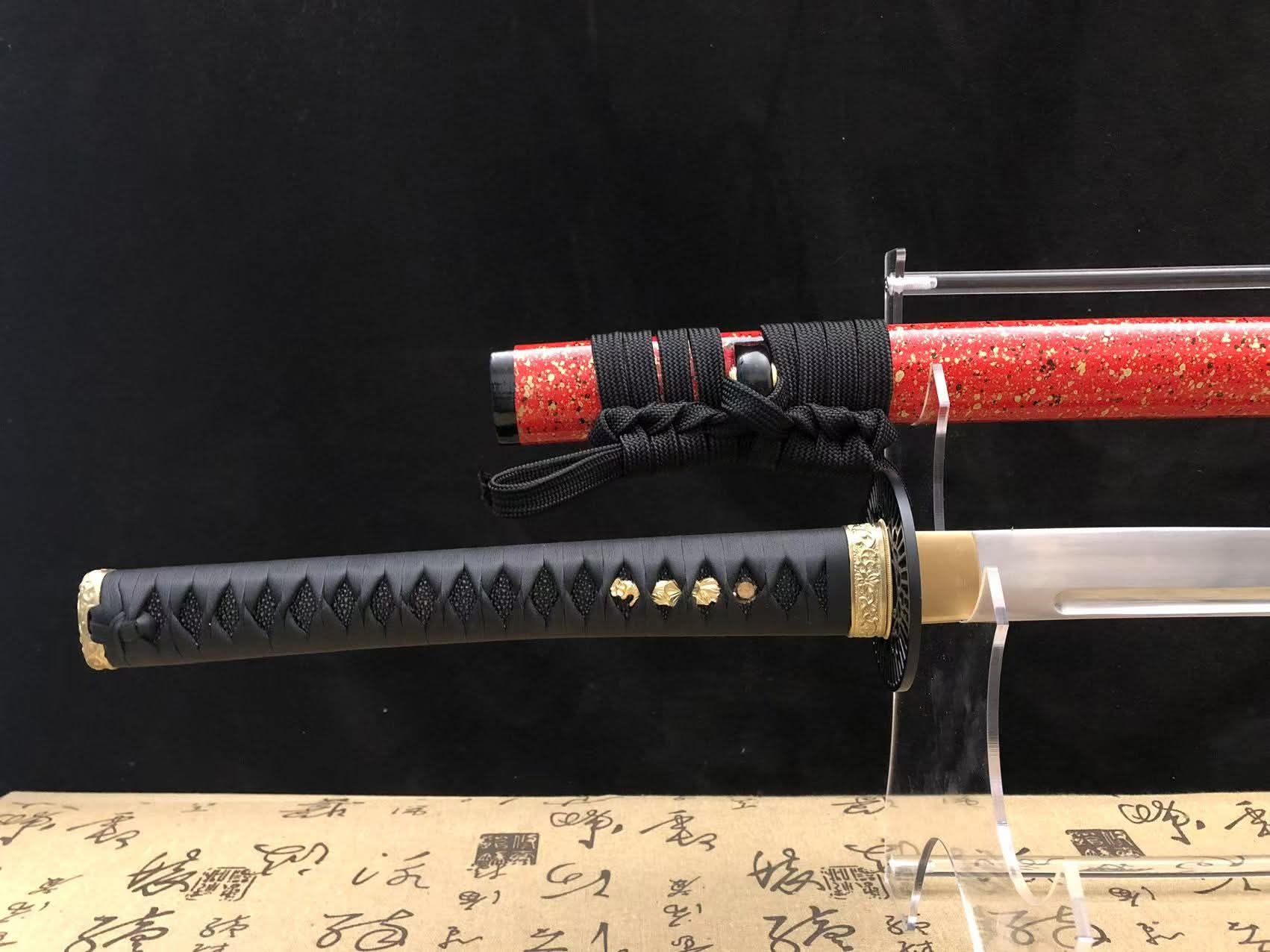 Cloudhammer Kanmuri-Otoshi Katana - Drifting Petals - 30