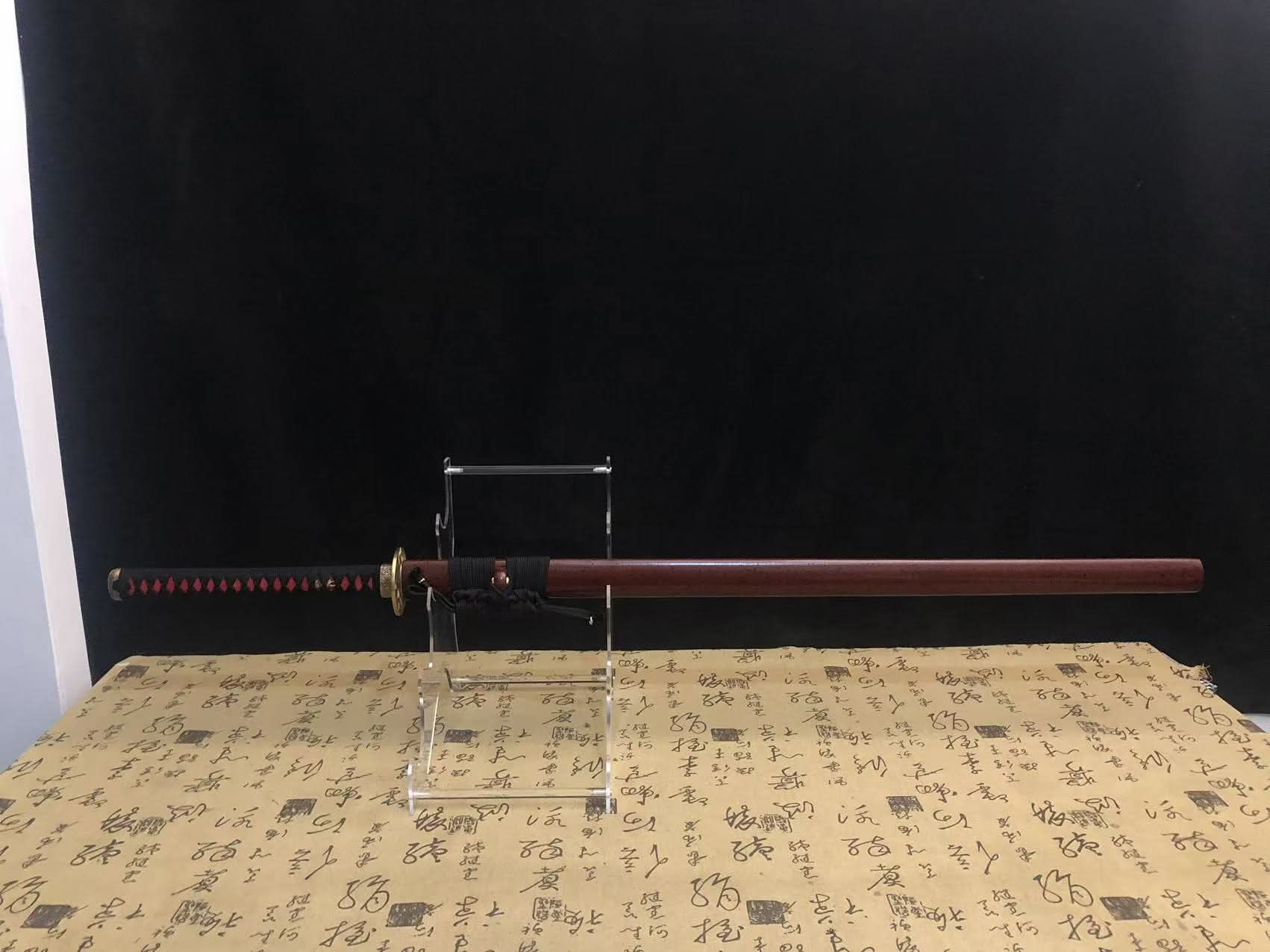 Cloudhammer Tsurugi Ken - Crimson Lotus - w2 cable steel