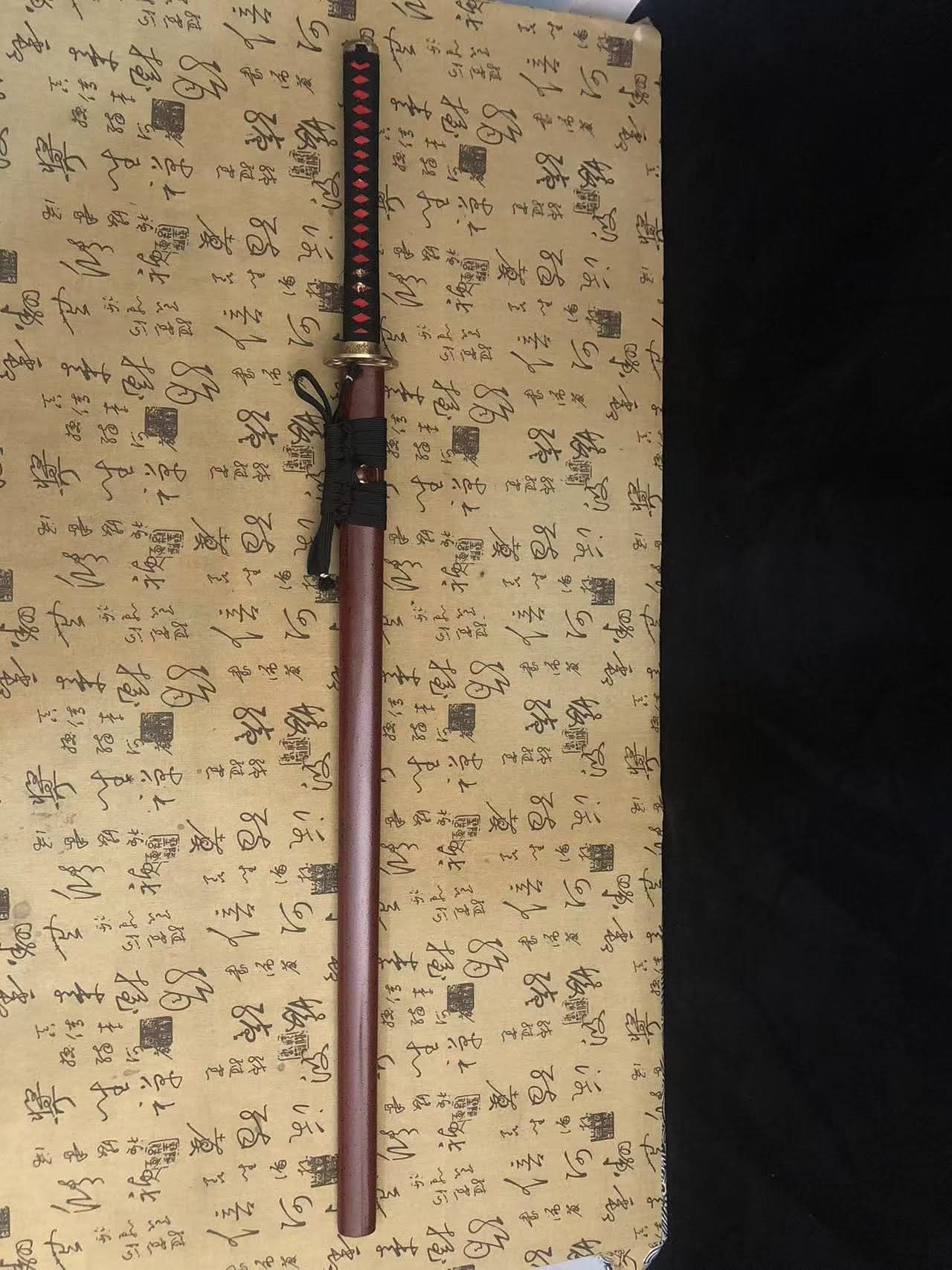 Cloudhammer Tsurugi Ken - Crimson Lotus - w2 cable steel
