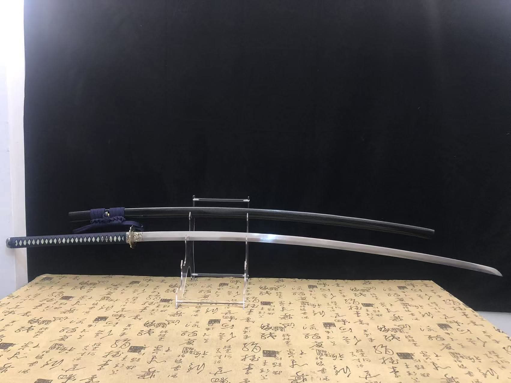 Cloudhammer Giant Odachi - Silver Tsunami - Sup12 Japanese Spring Steel, White Samegawa