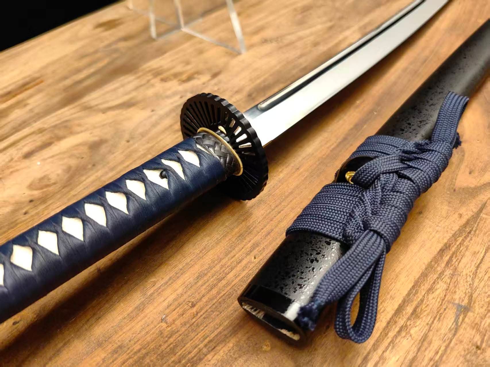 USED Cloudhammer Ice Kiku Katana - s5e with bohi