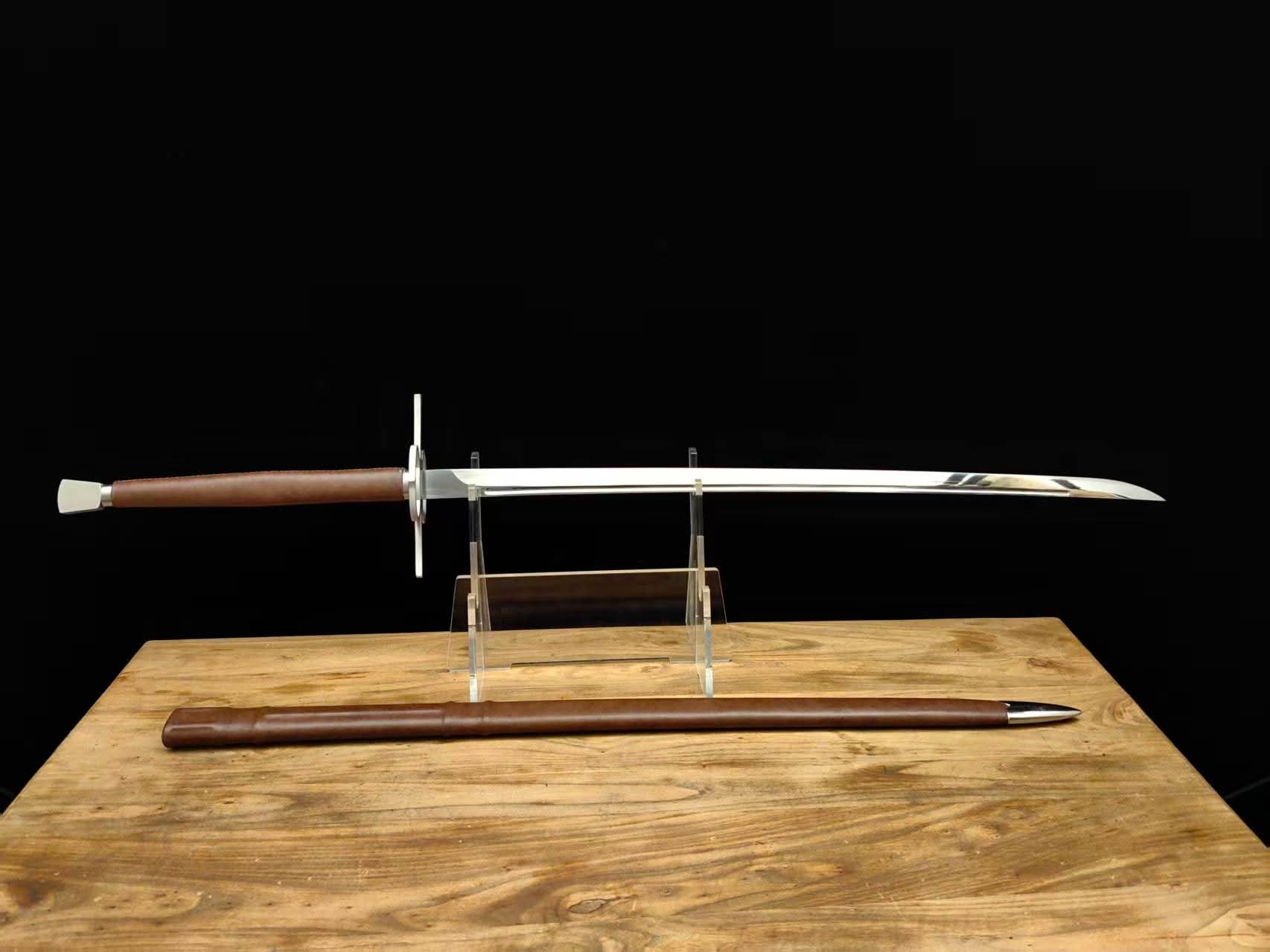 Cloudhammer Longtana - Long Katana Blade Mounted as Longsword - s5e shock steel