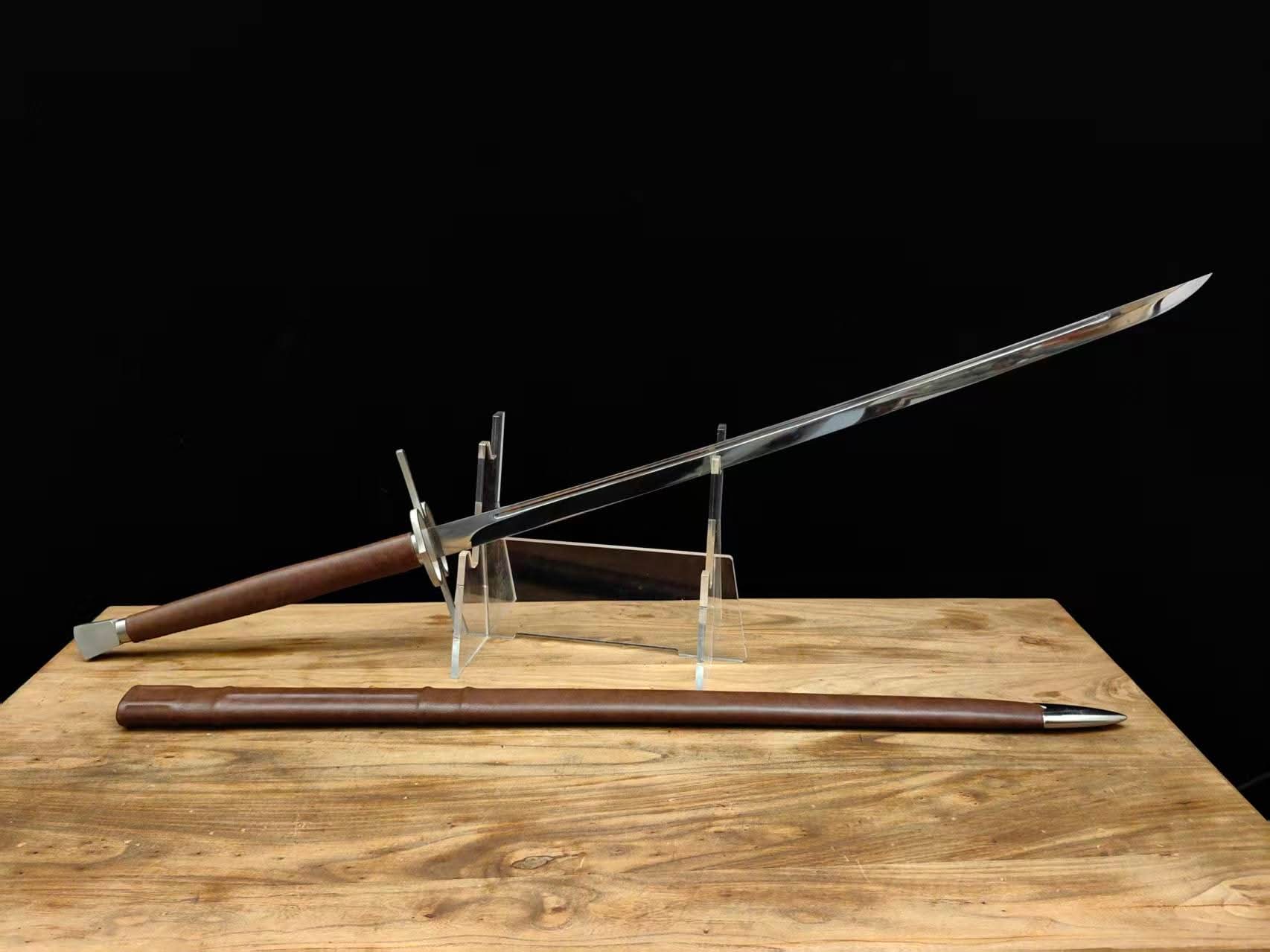 Cloudhammer Longtana - Long Katana Blade Mounted as Longsword - s5e shock steel