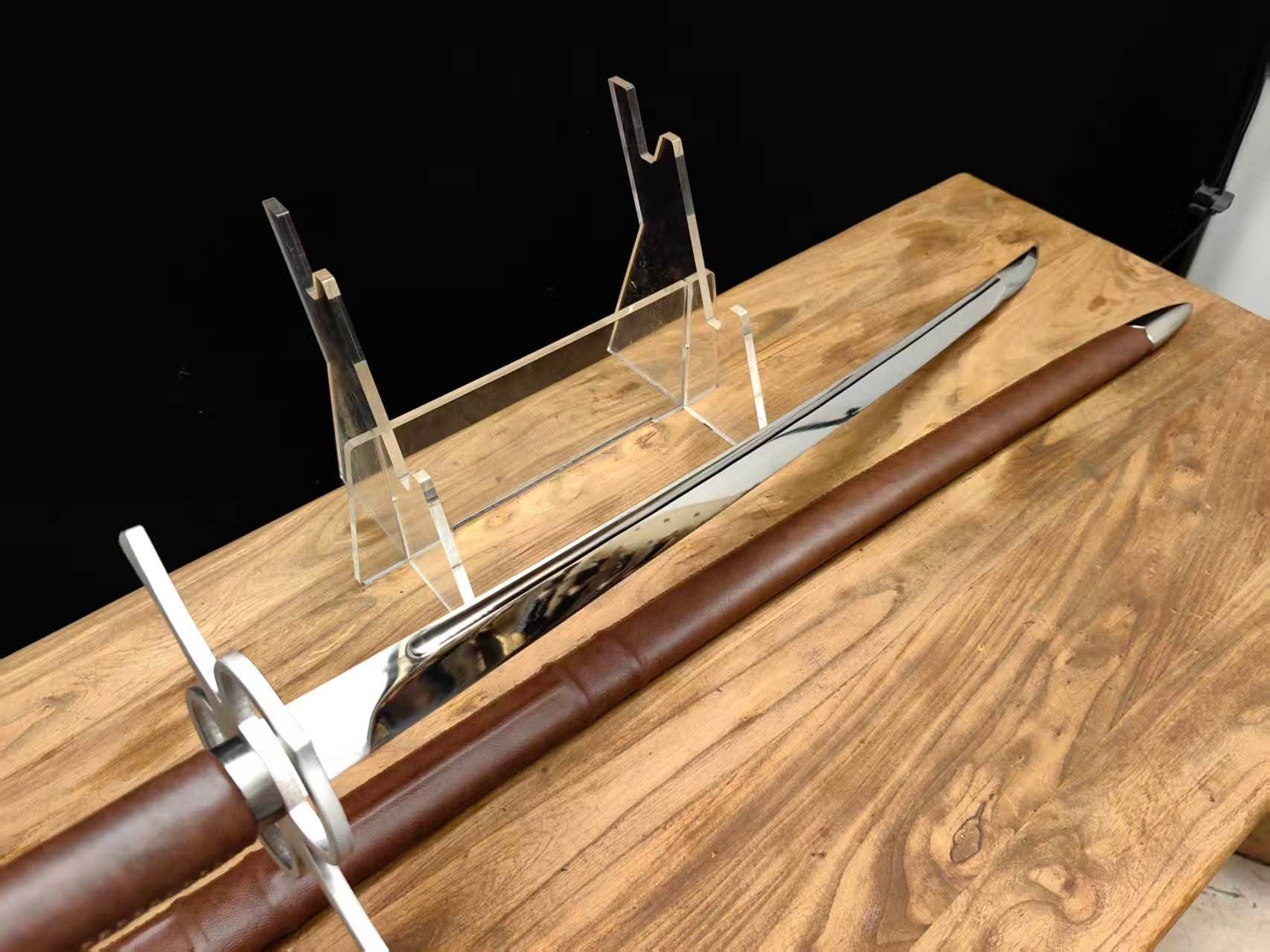 Cloudhammer Longtana - Long Katana Blade Mounted as Longsword - s5e shock steel