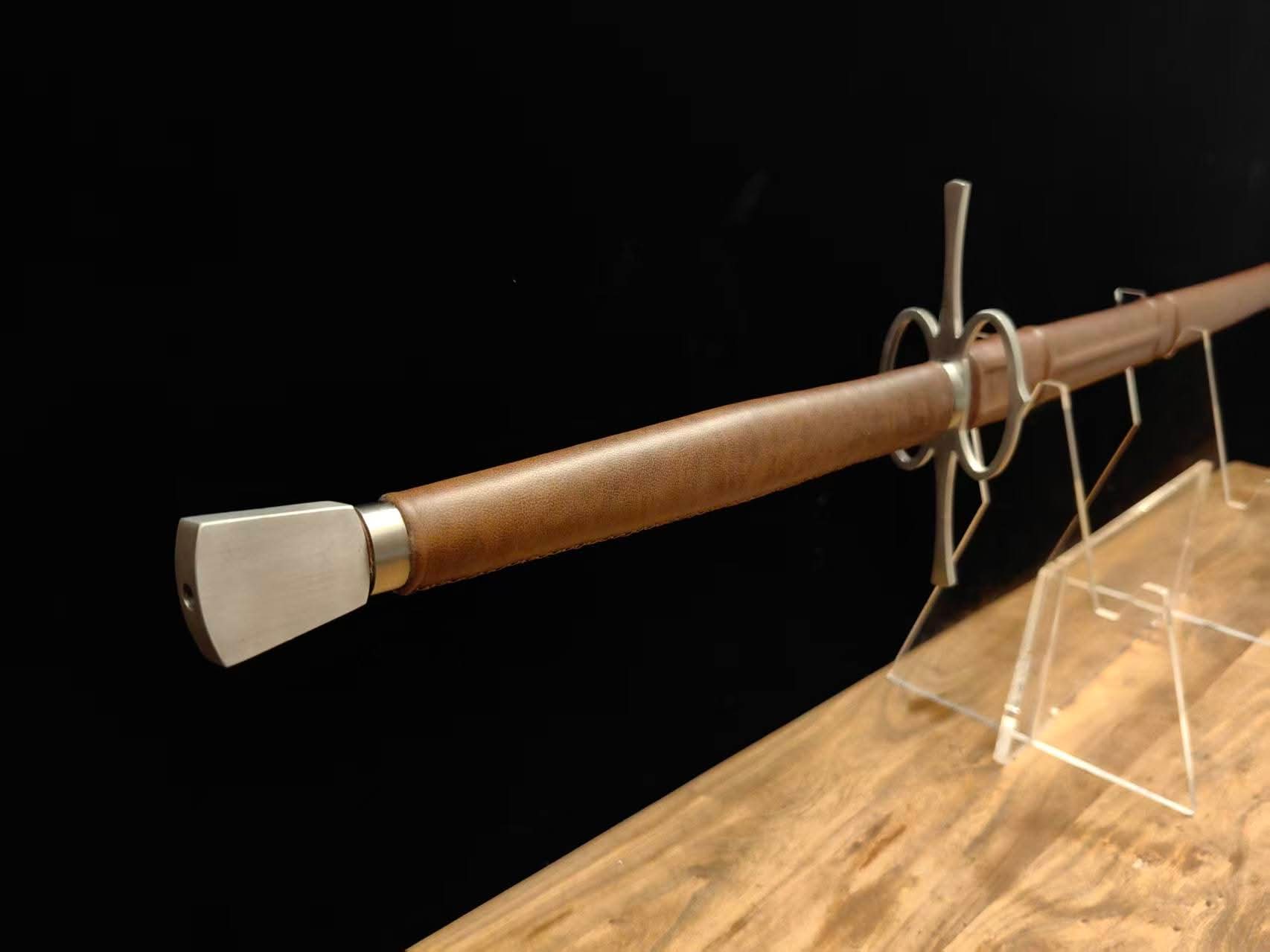 Cloudhammer Longtana - Long Katana Blade Mounted as Longsword - s5e shock steel