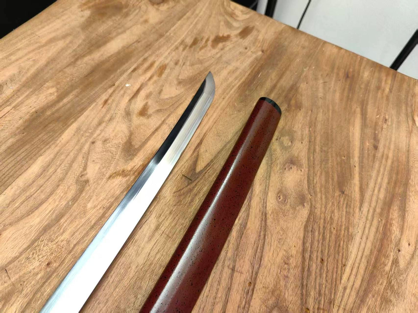 Cloudhammer Katana - Hidden Shishi (Lion)- sx105v Japanese tool Steel