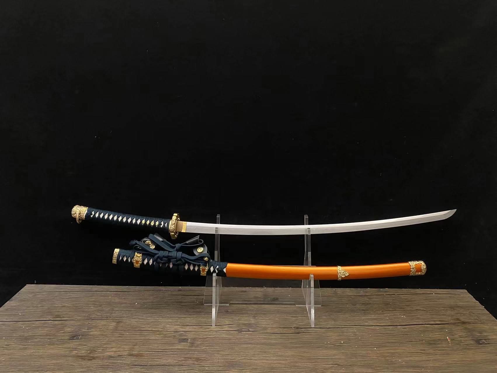 BLEMISHED Cloudhammer Silk Itomaki Tachi - Forest Gold - 32