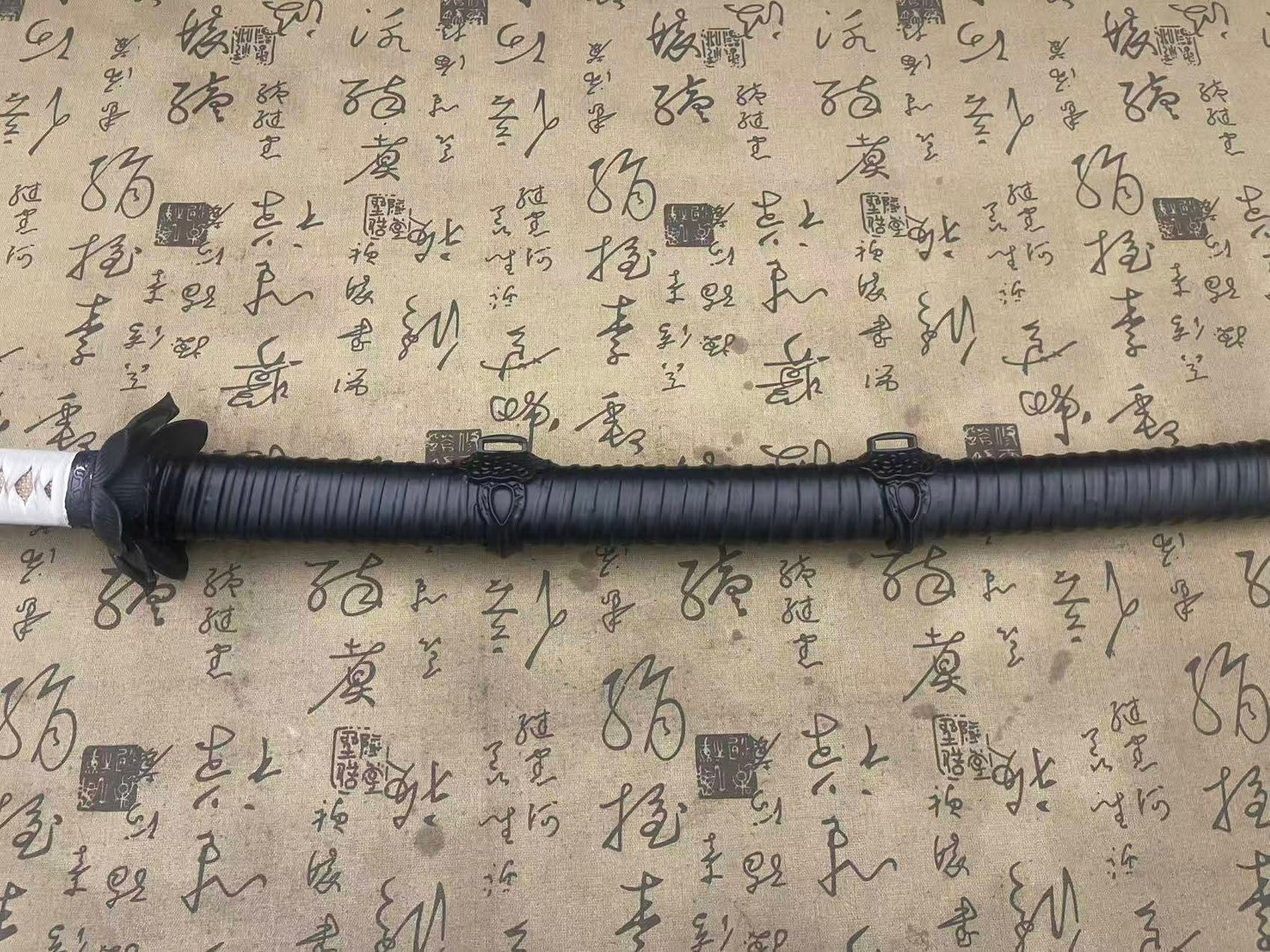 Cloudhammer Fushigiri Giant Double Edged Tachi - w2 cable Steel