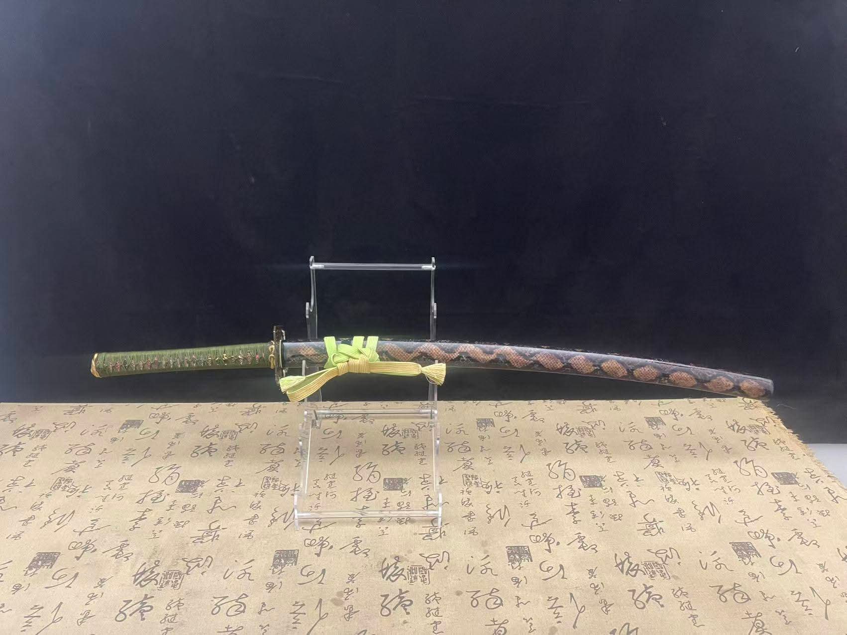 Cloudhammer Katana - Grass Viper - Tamahagane